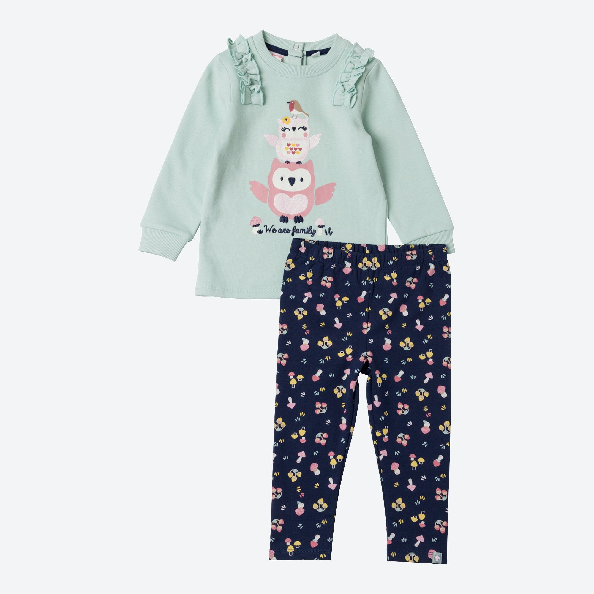 Baby-Mädchen-Set mit Thermo-Funktion, 2-teilig