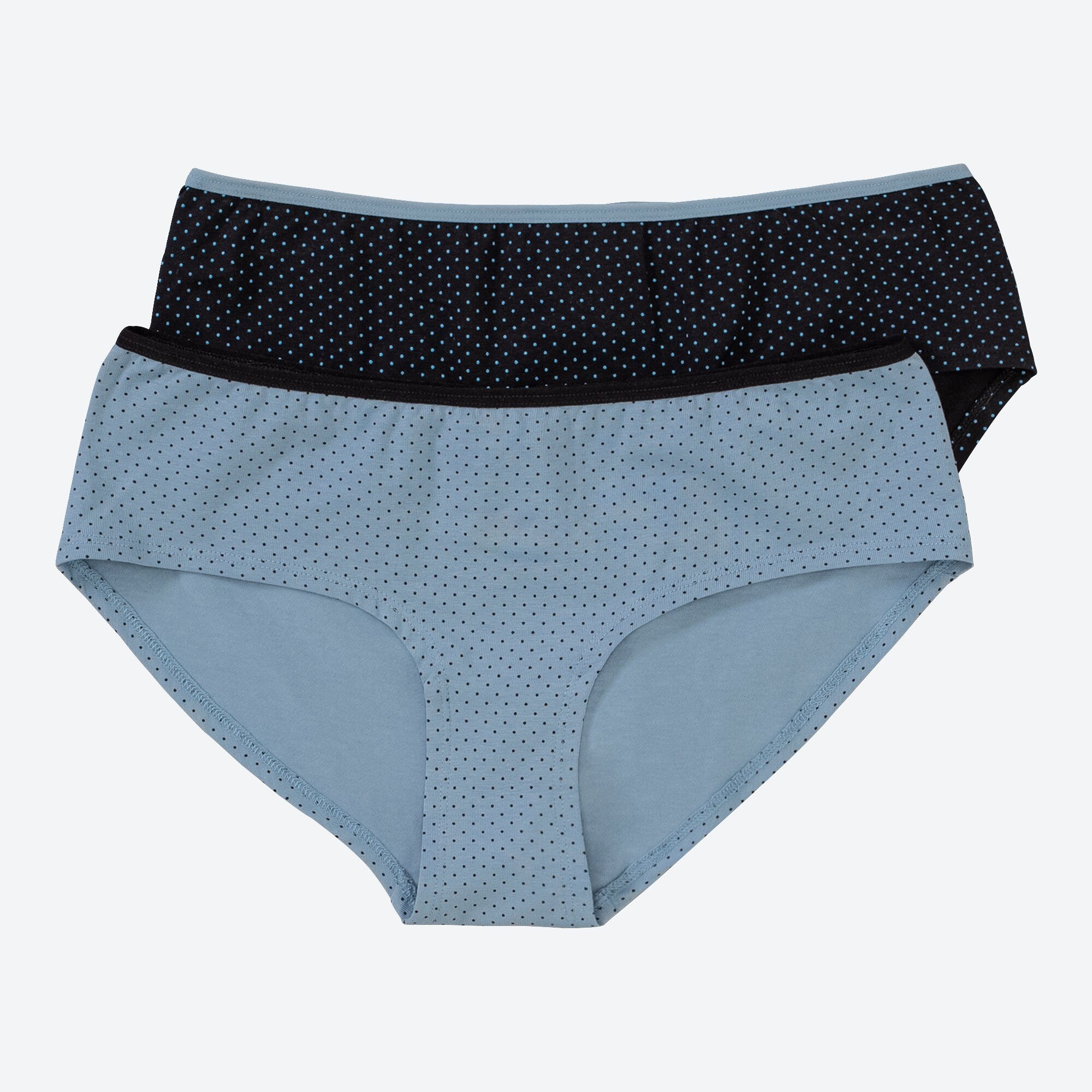 Damen-Panty mit Punkte-Muster, 2er-Pack
