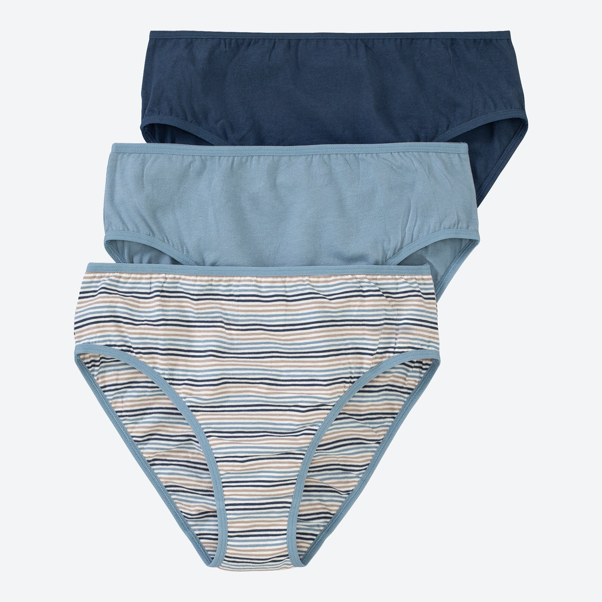Damen-Rioslip mit Streifenmuster, 3er-Pack