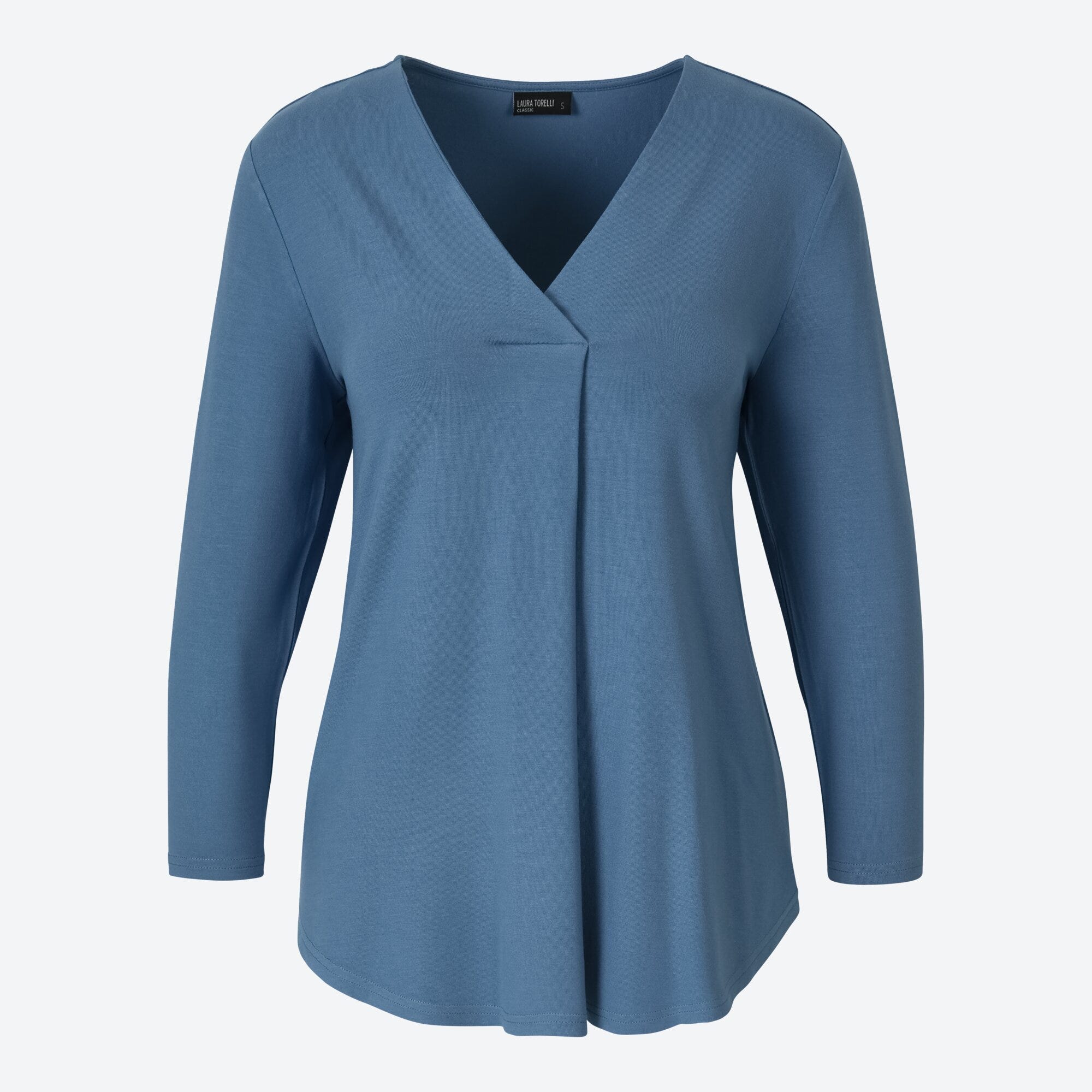 Damen-Blusenshirt mit schicker Falte