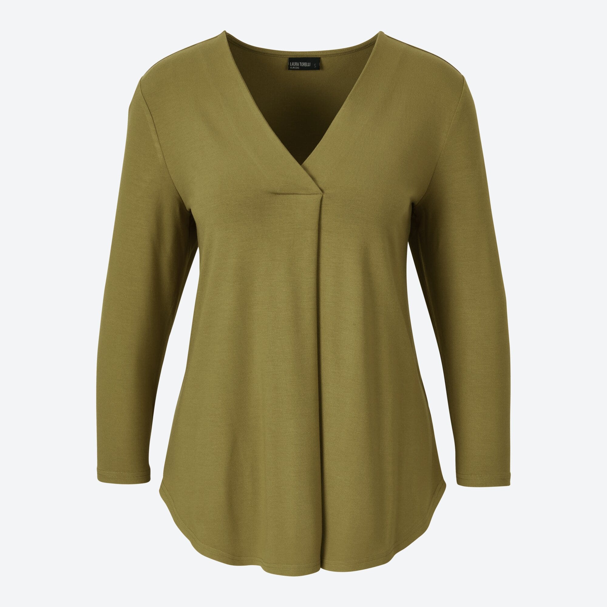 Damen-Blusenshirt mit schicker Falte