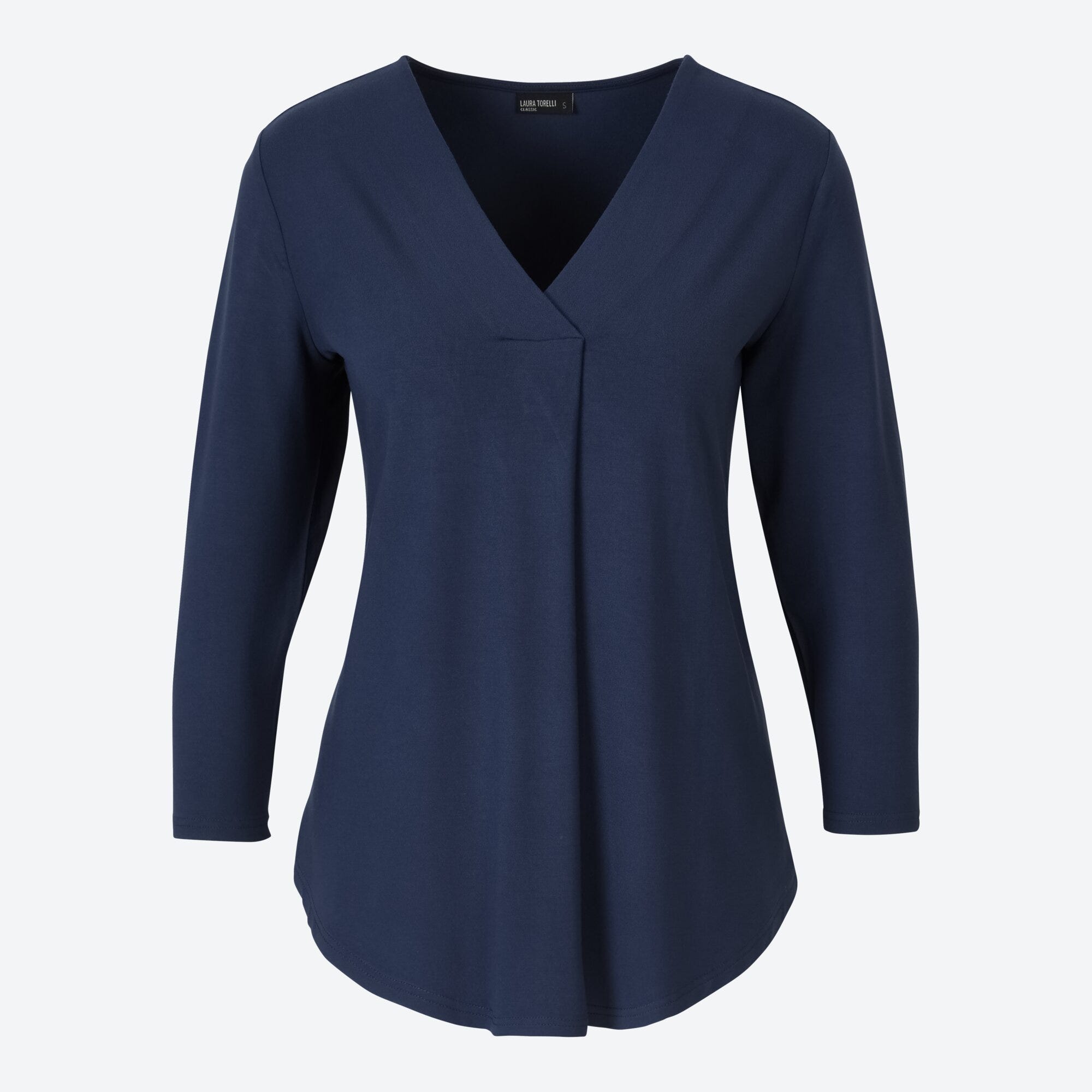 Damen-Blusenshirt mit schicker Falte