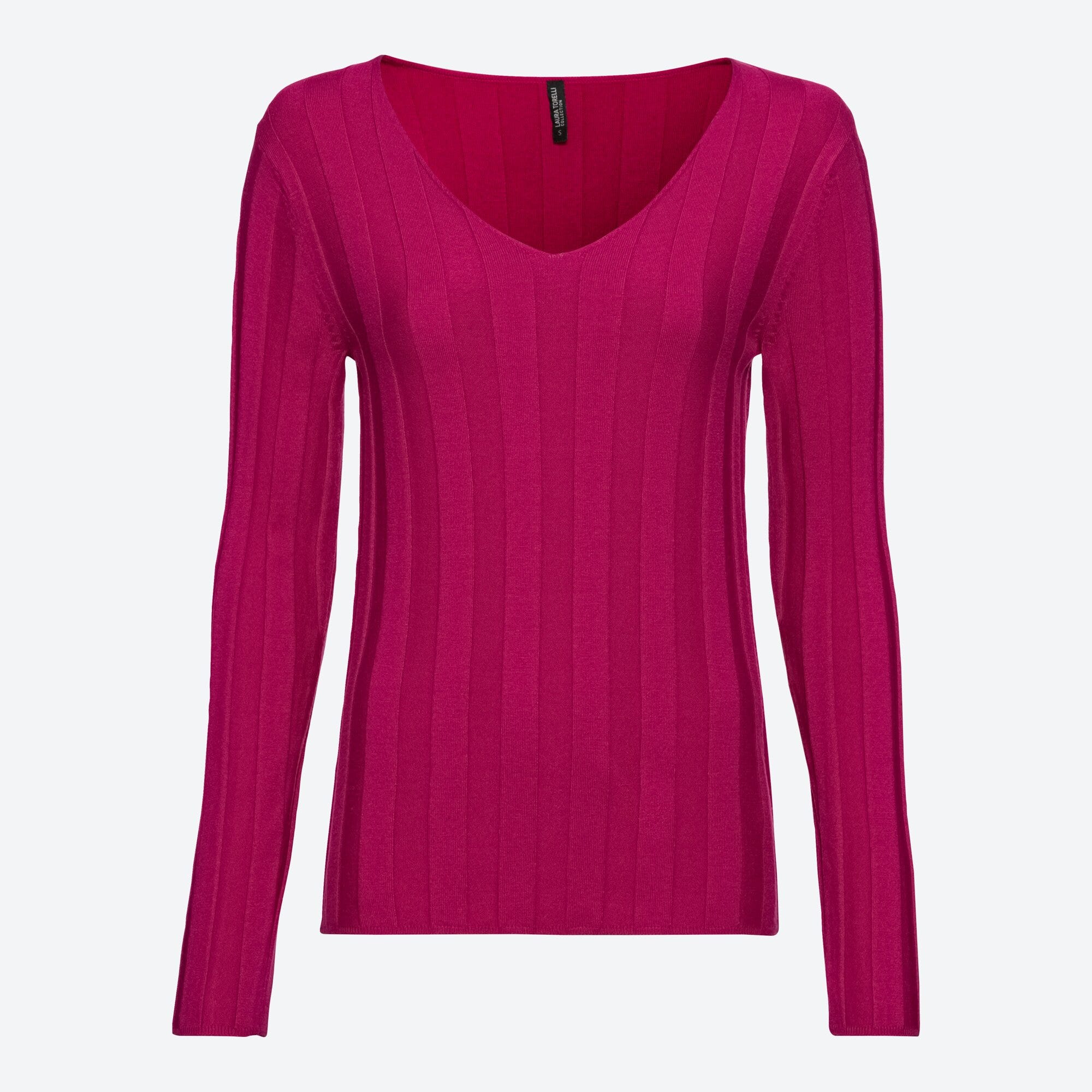 Damen-Strickpullover mit V-Ausschnitt
