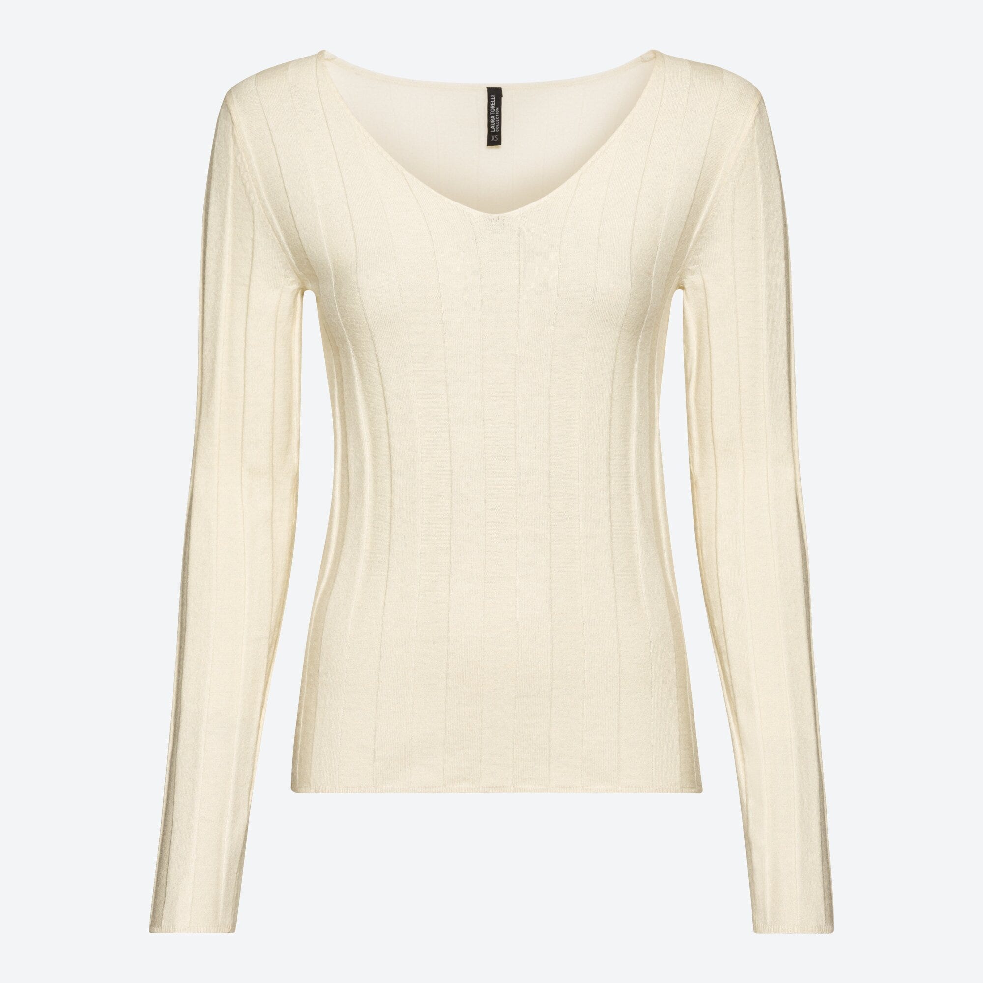 Damen-Strickpullover mit V-Ausschnitt