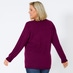 Damen-Pullover mit Cut-Out-Effekt, große Größen