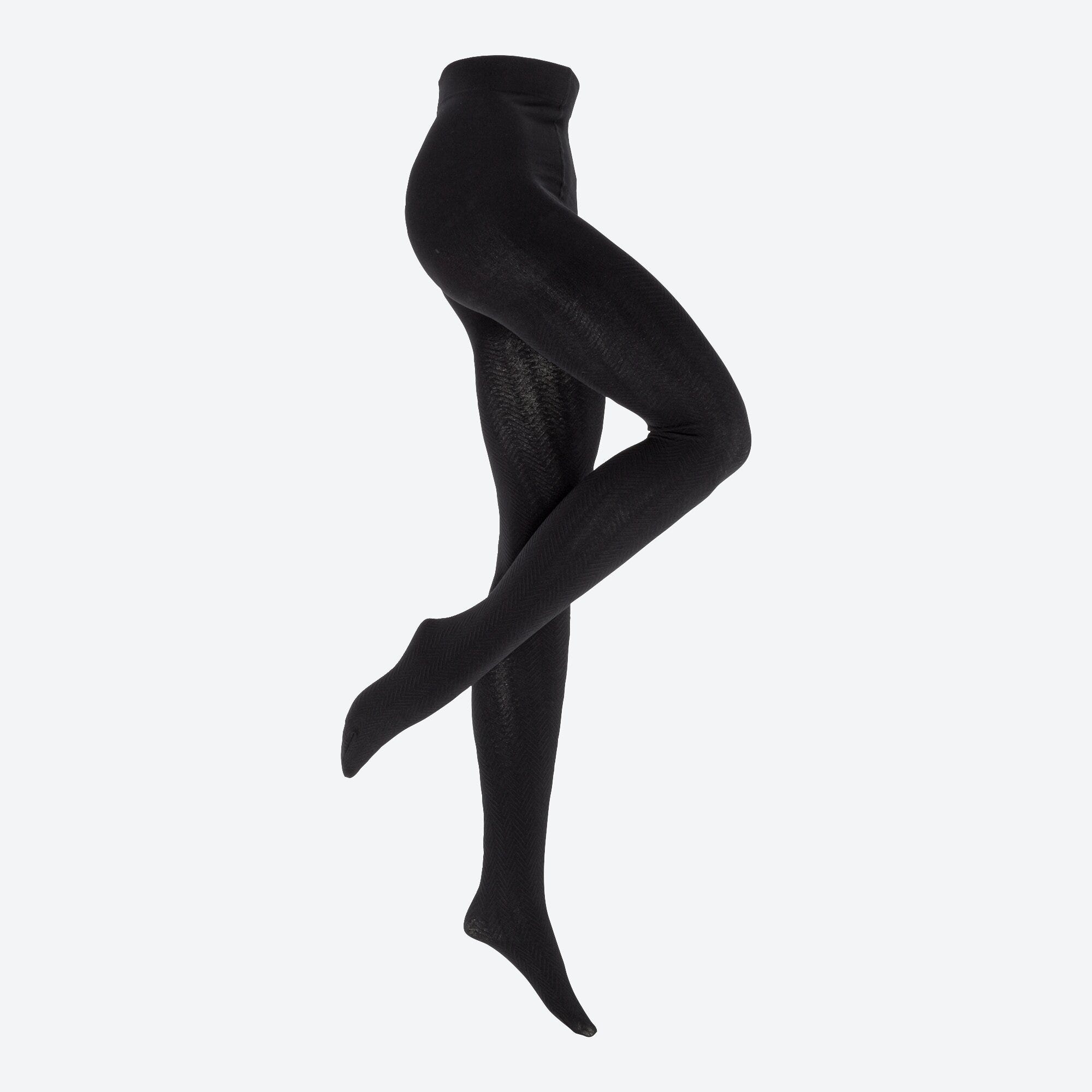 Damen-Thermo-Strumpfhosen mit Fischgrätenmuster, 120 DEN