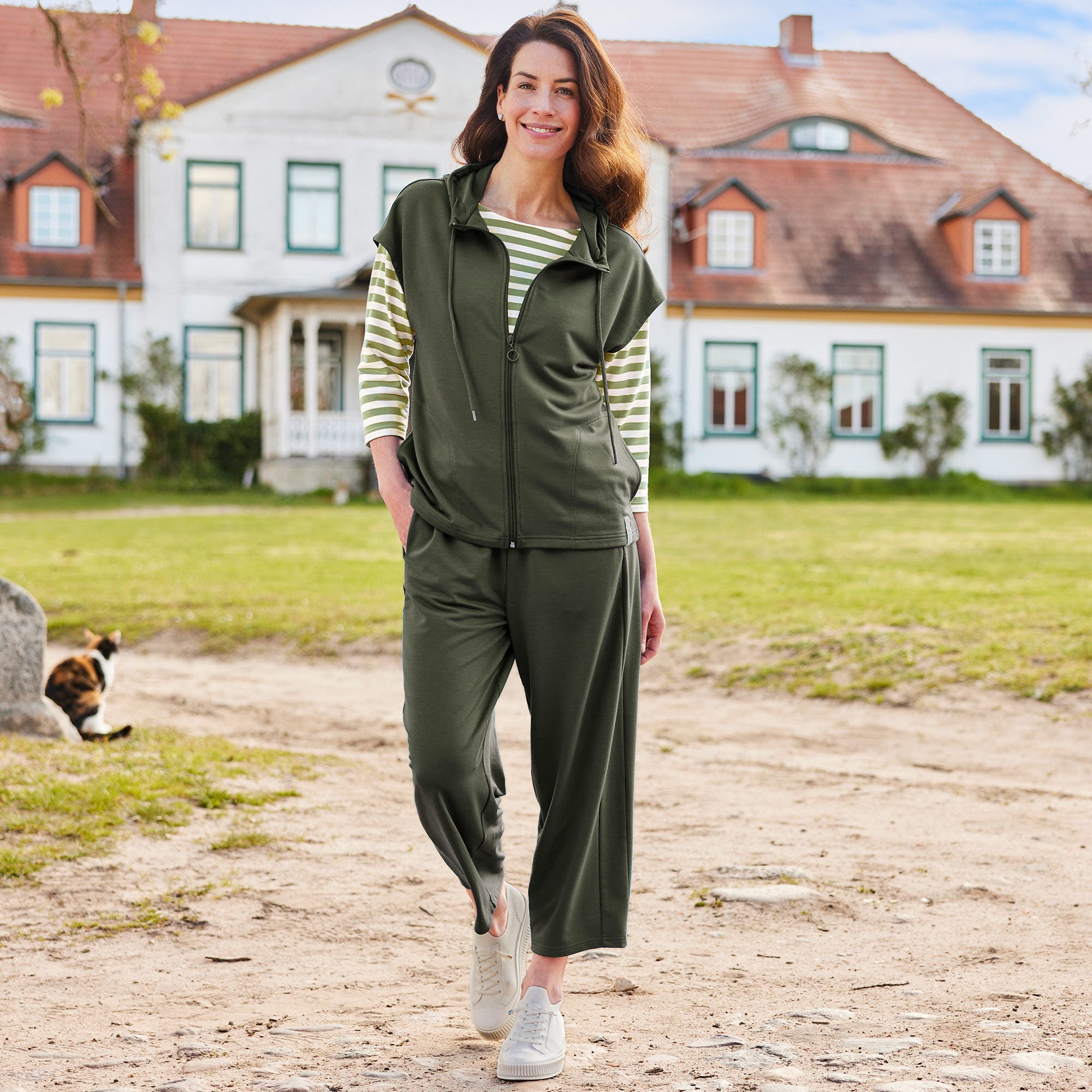 Damen-Culotte mit elastischem Bund
