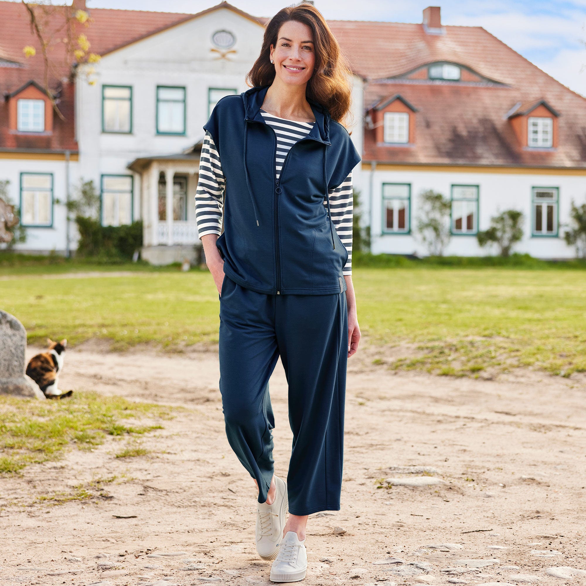 Damen-Culotte mit elastischem Bund