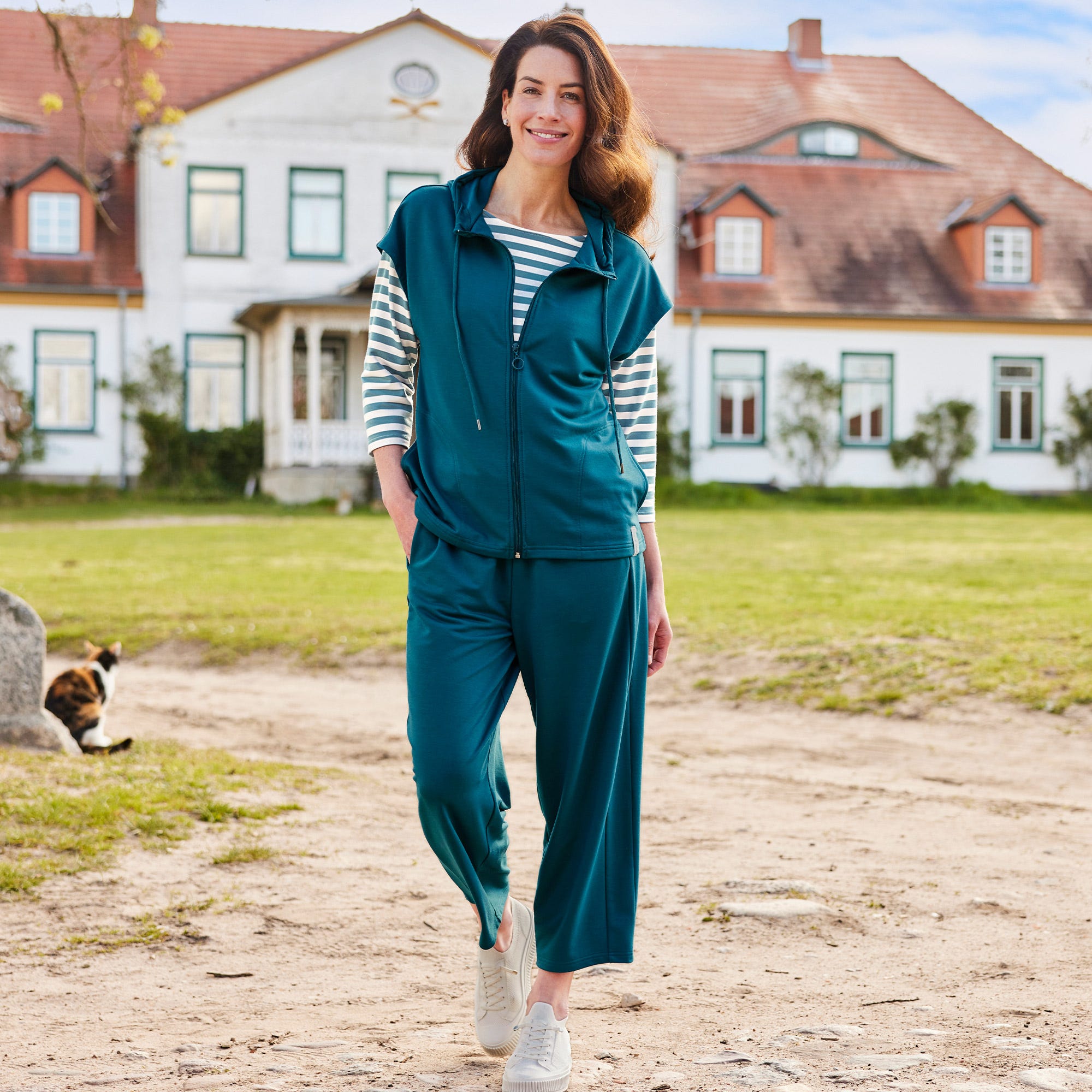 Damen-Culotte mit elastischem Bund