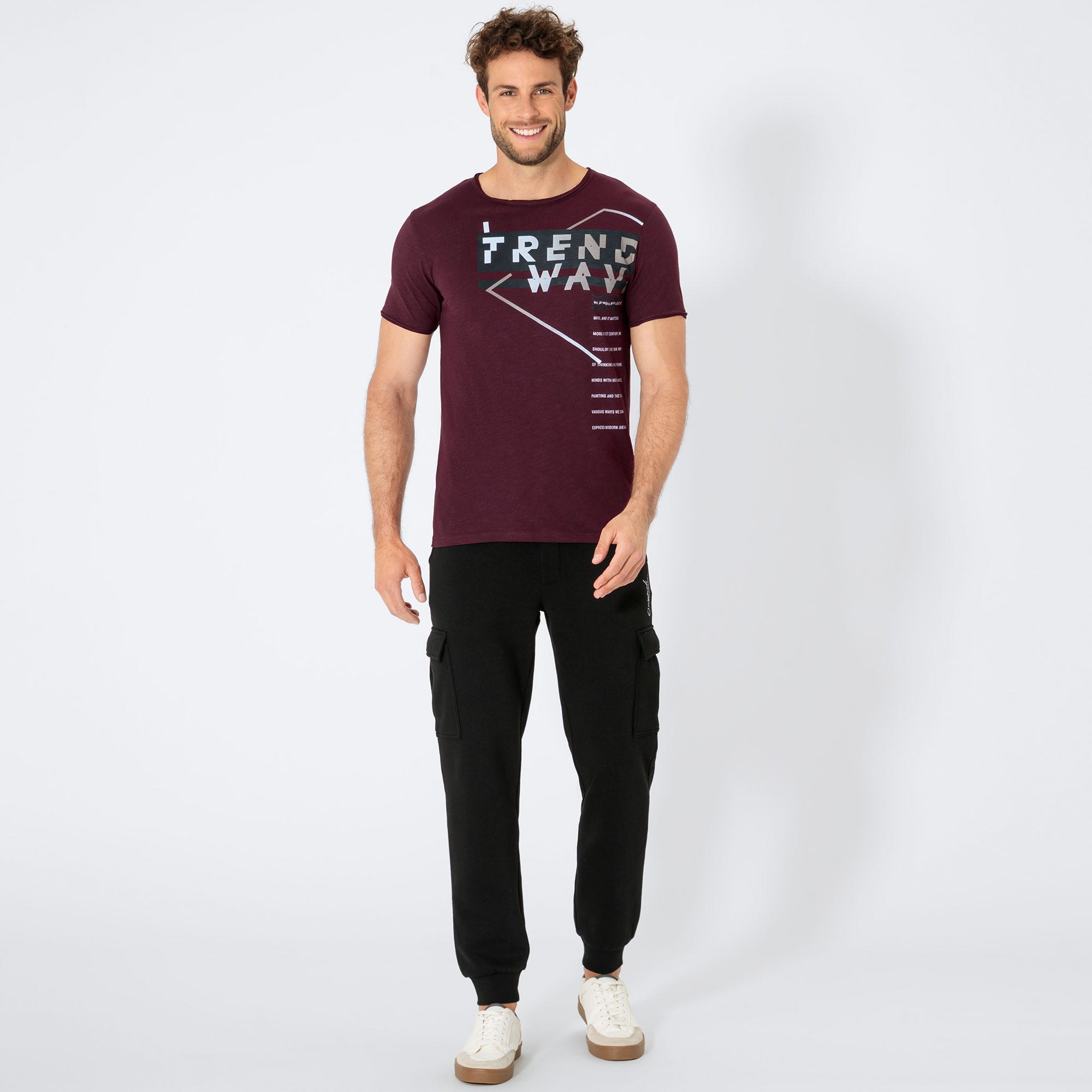 Herren-T-Shirt mit tollem Frontaufdruck