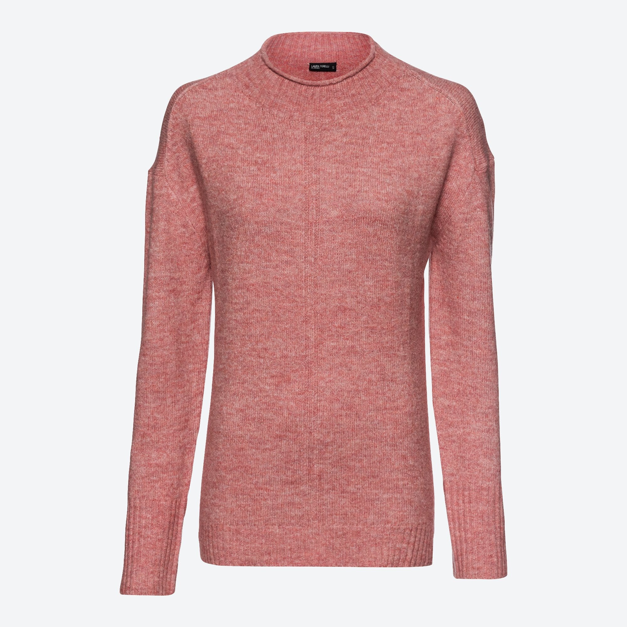 Damen-Pullover mit Rollkante