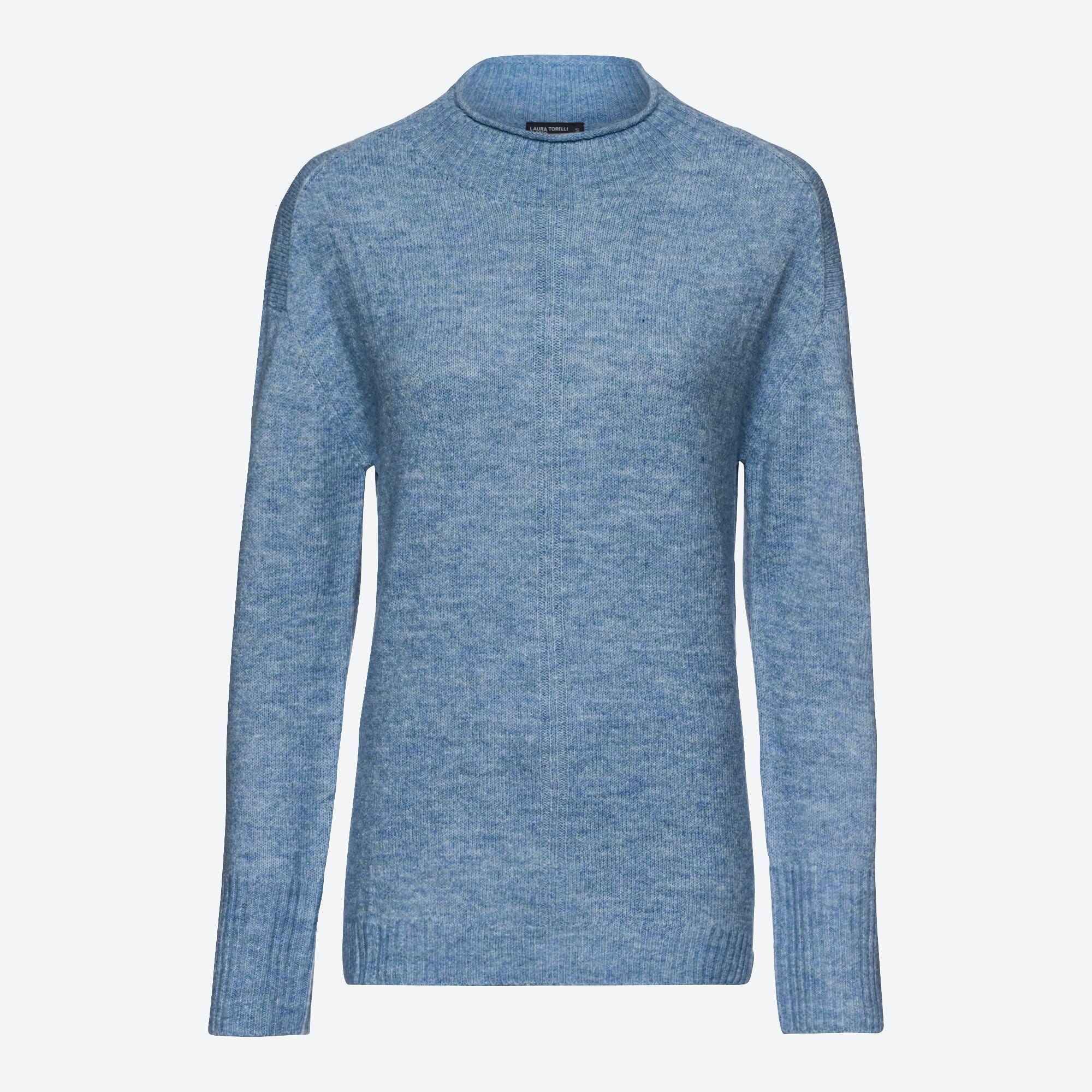 Damen-Pullover mit Rollkante