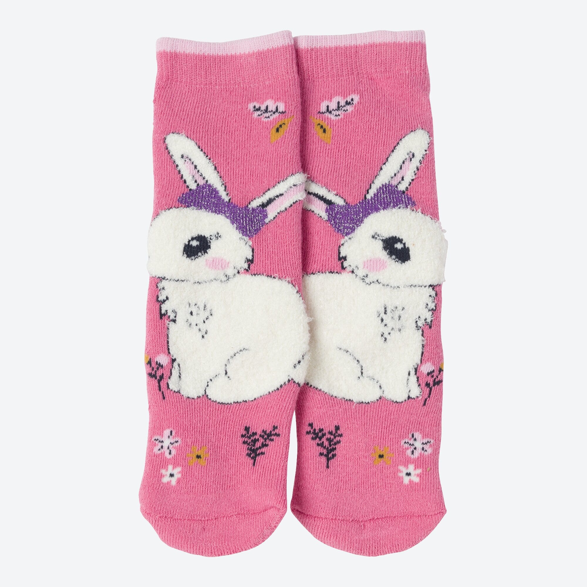 Mädchen-ABS-Socken mit Hasen-Motiv