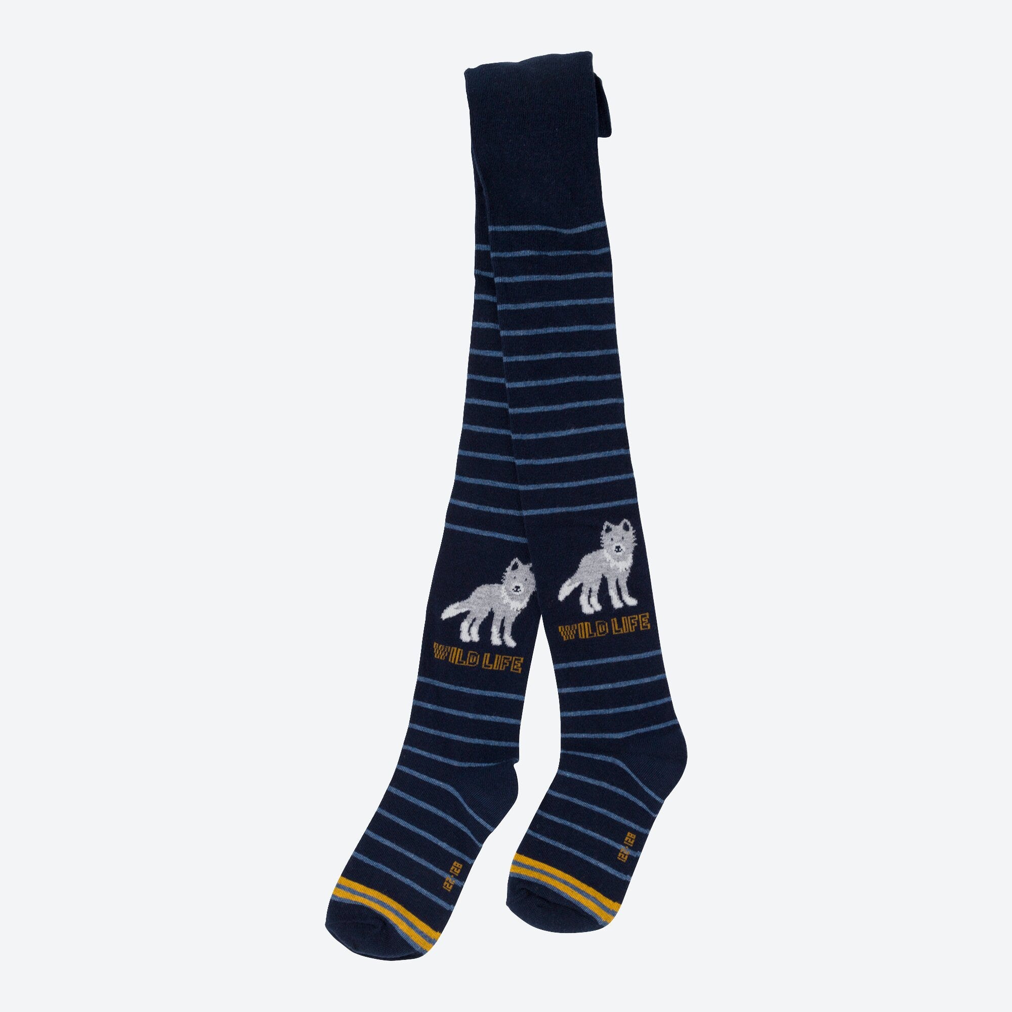 Jungen-Strumpfhose mit Wolf-Motiven