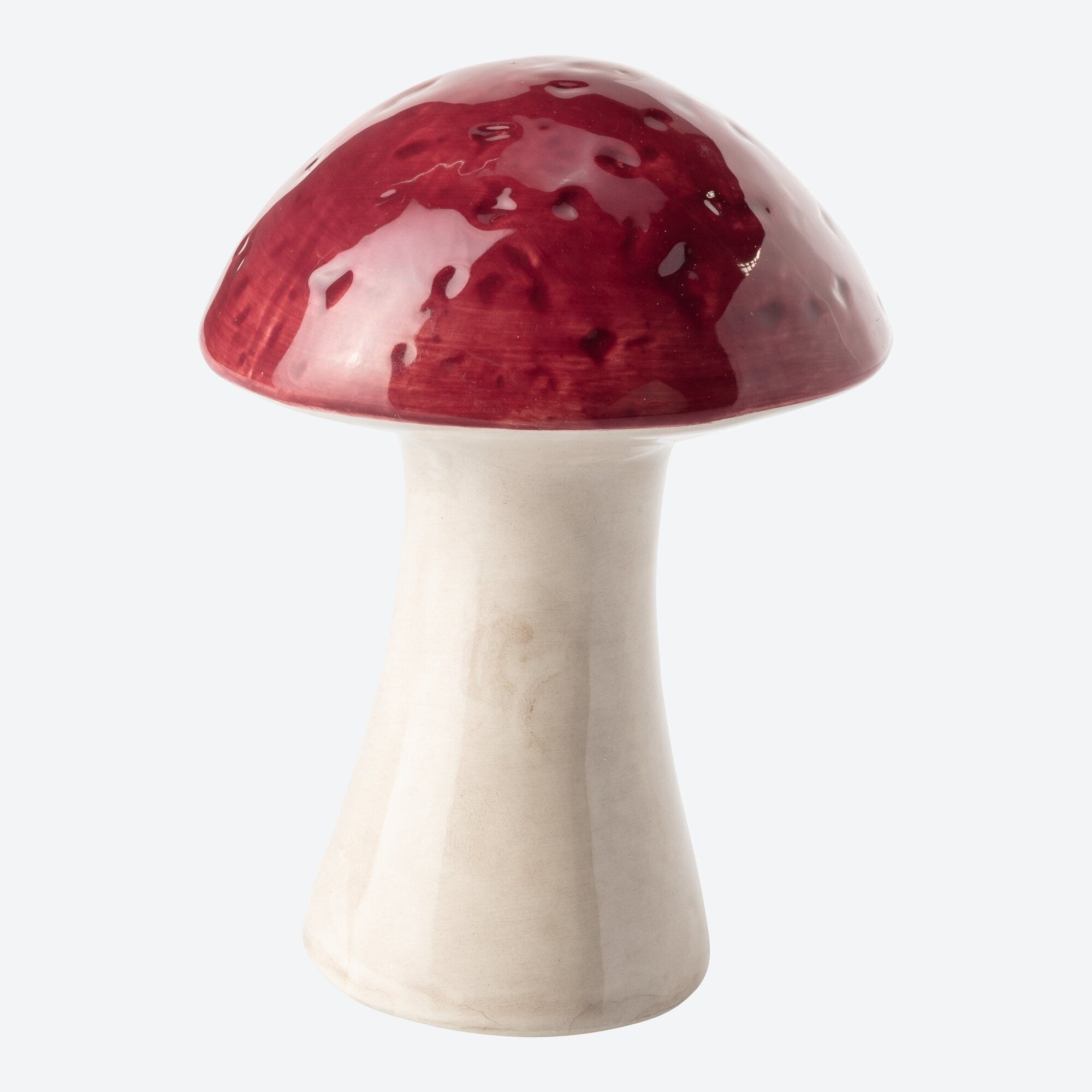 Deko-Pilz aus Keramik, Ø ca. 9x13cm