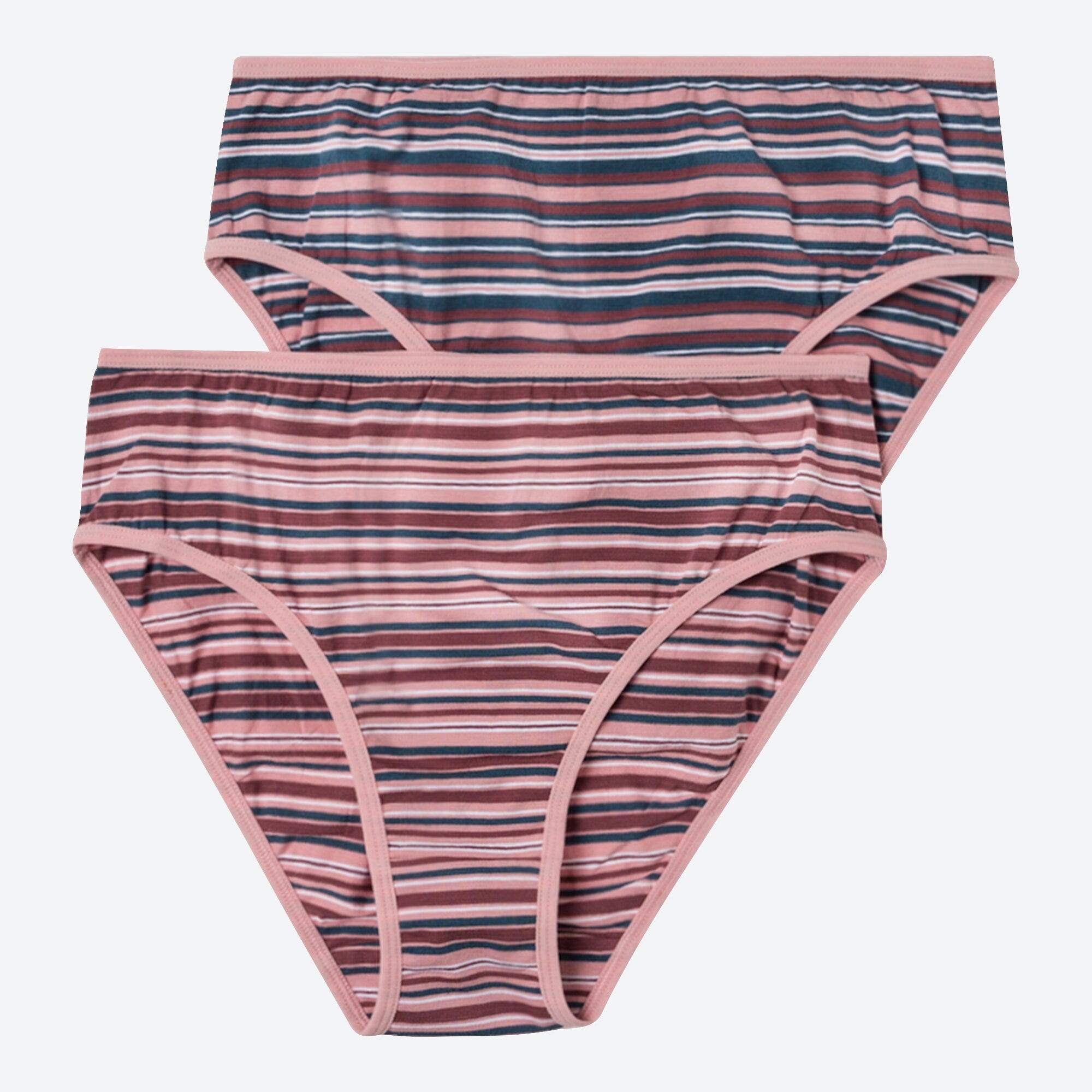 Damen-Rioslip mit Streifen, 2er-Pack