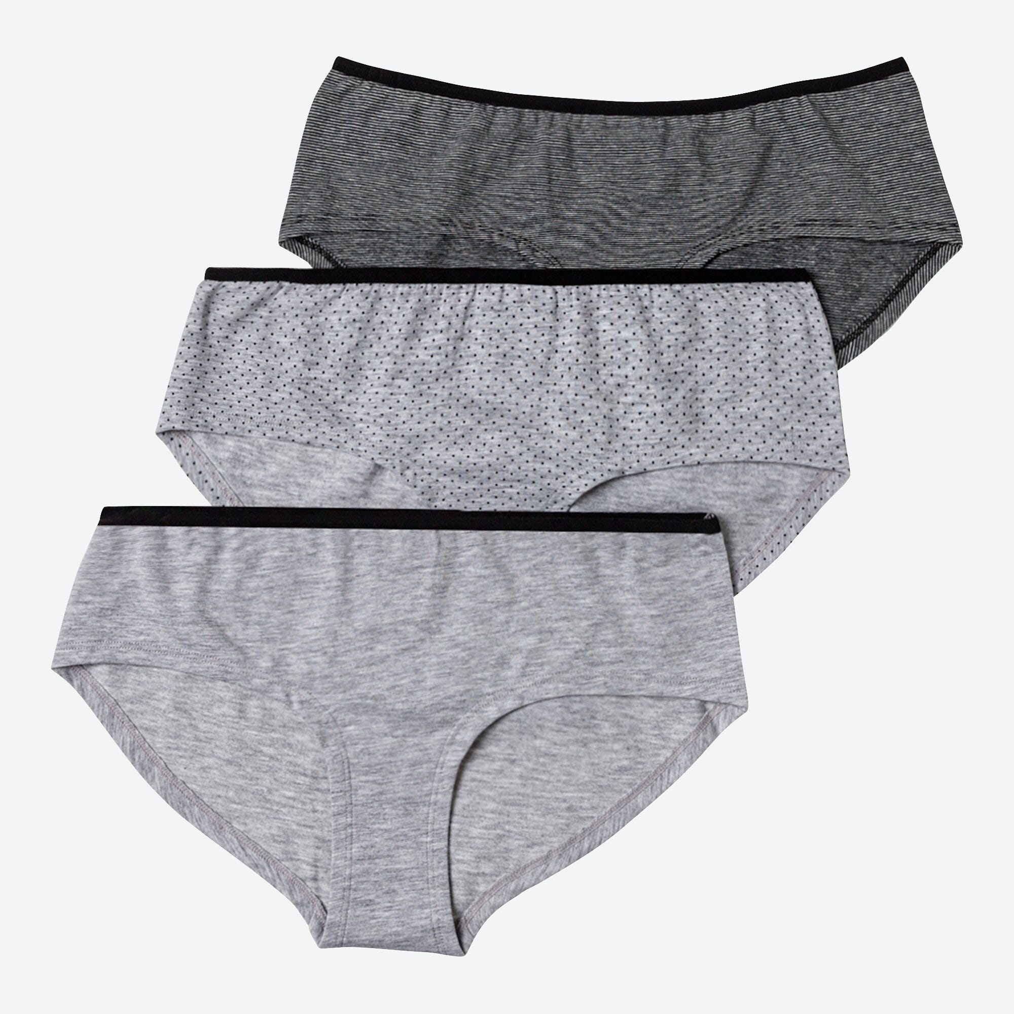 Damen-Panty in verschiedenen Designs, 3er-Pack