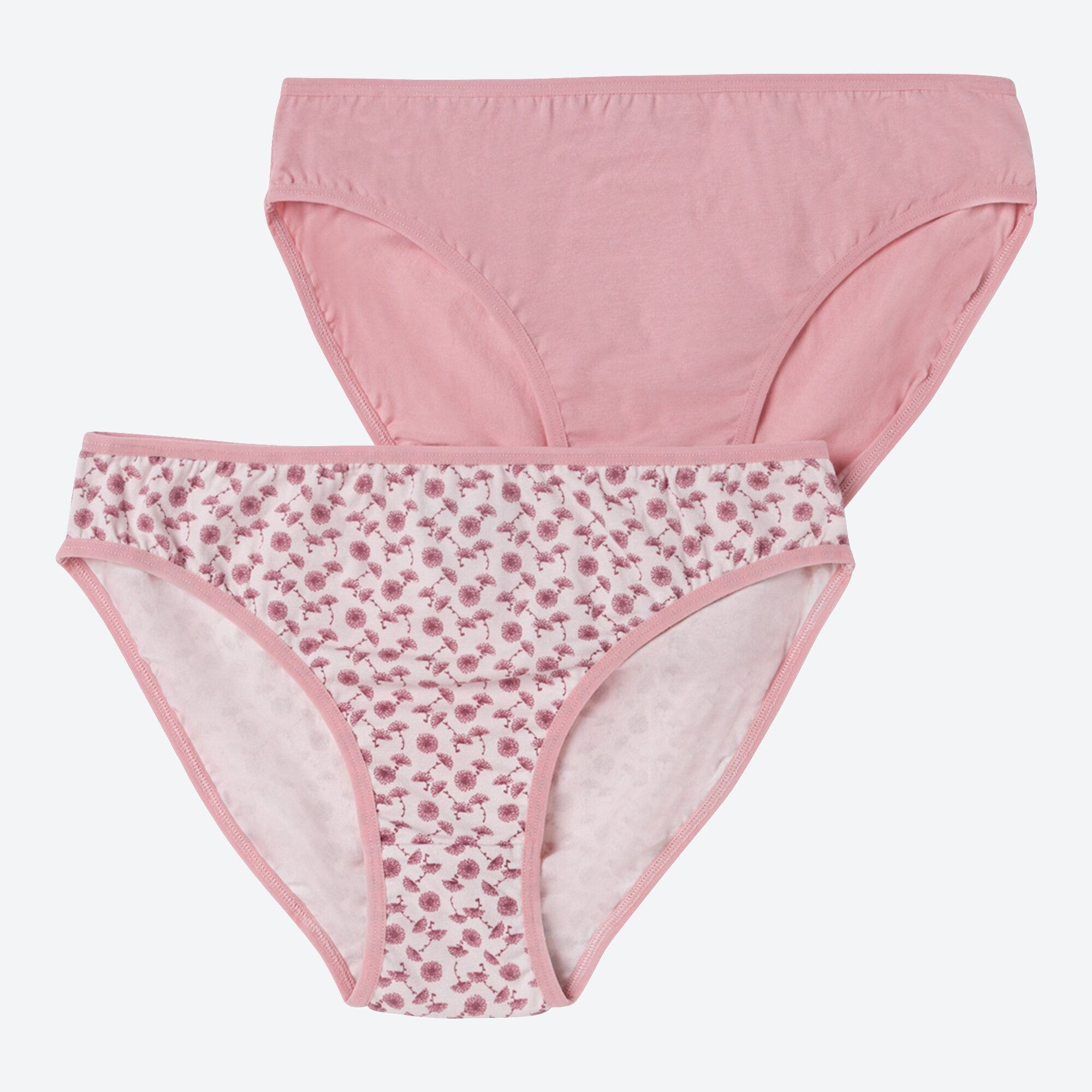 Damen-Minislip mit Pusteblumen-Muster, 2er-Pack