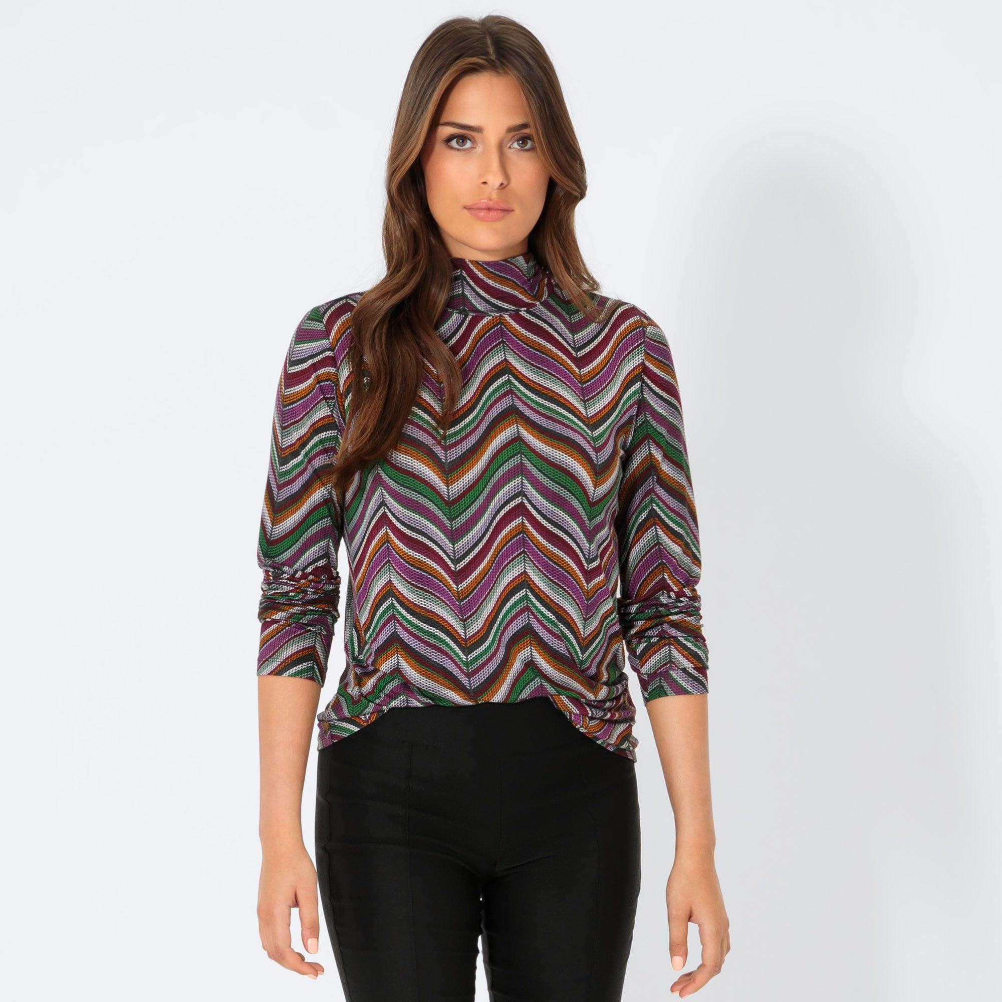 Damen-Shirt mit schickem Muster