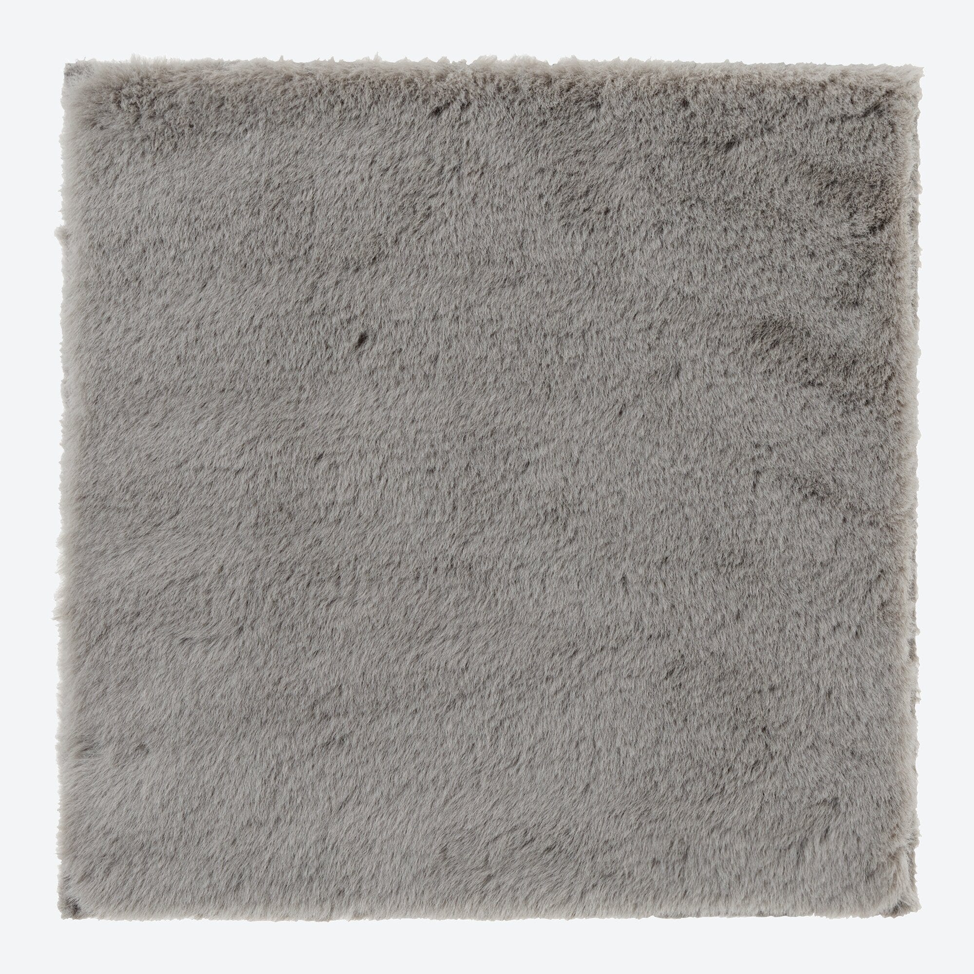 Stuhlkissen mit Kunstfell, 35x35cm