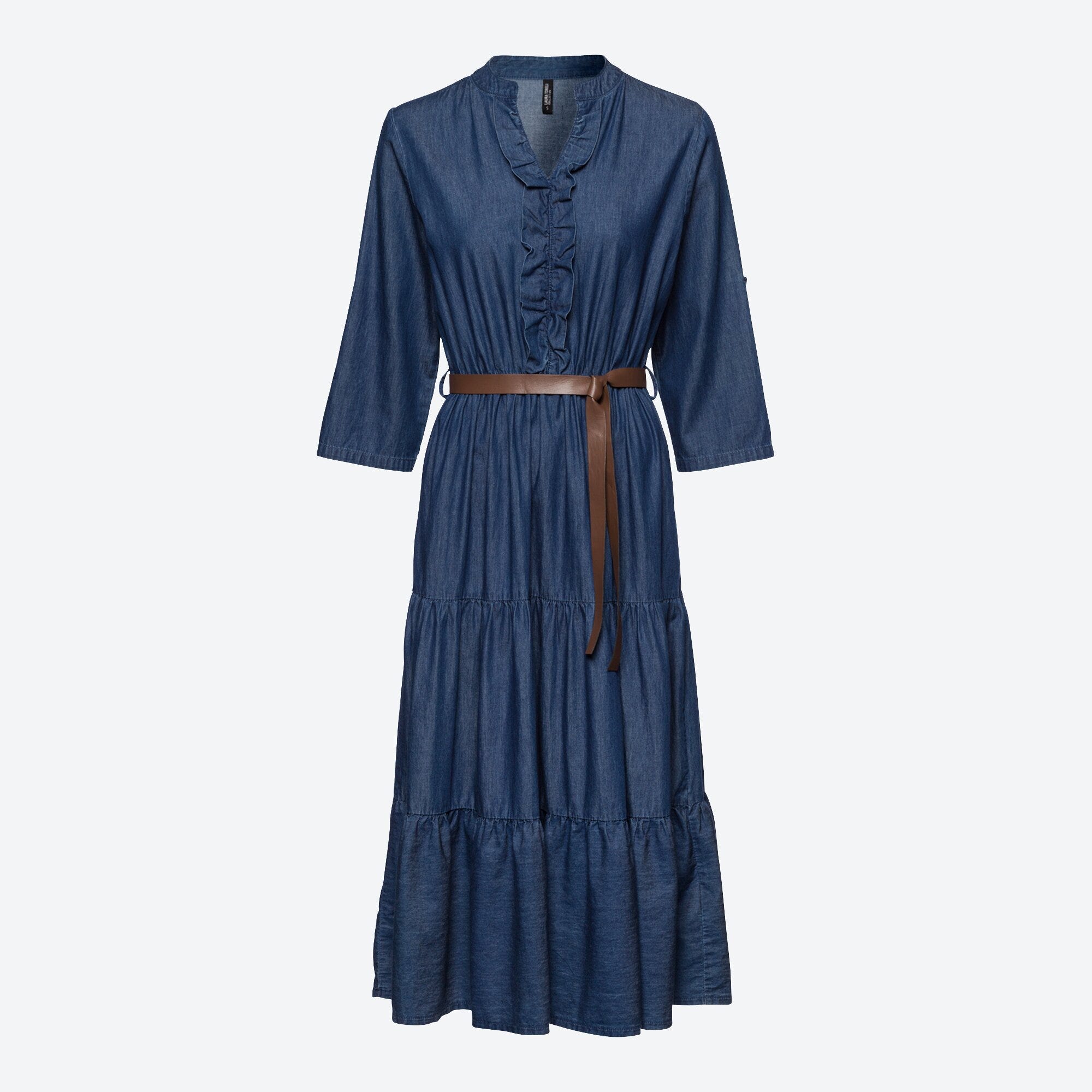 Damen-Kleid mit Bindegürtel