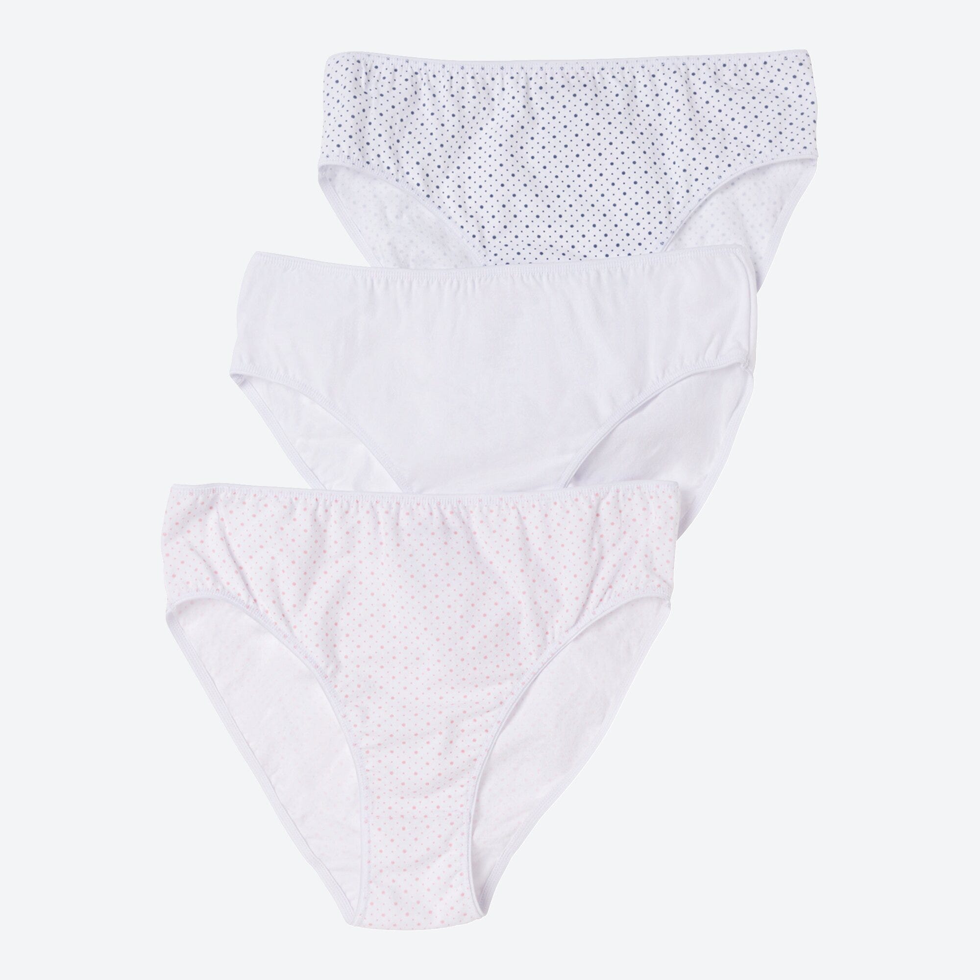 Damen-Rioslip mit Punkte-Design, 3er-Pack
