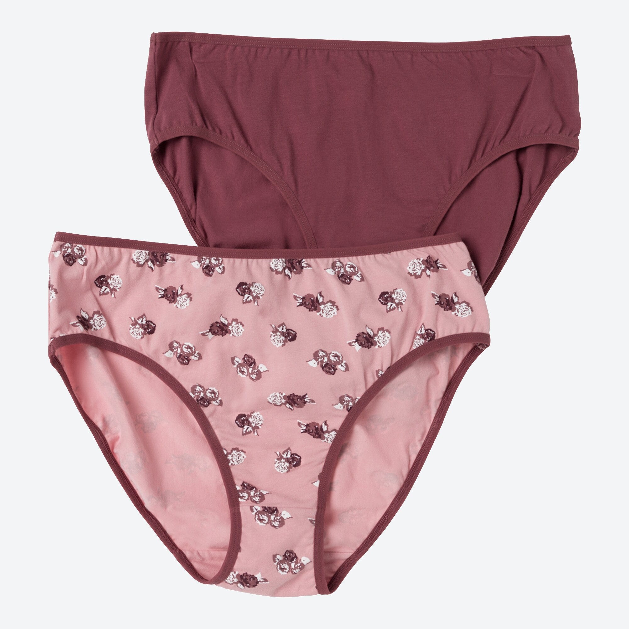 Damen-Rioslip mit Blumenmuster, 2er-Pack