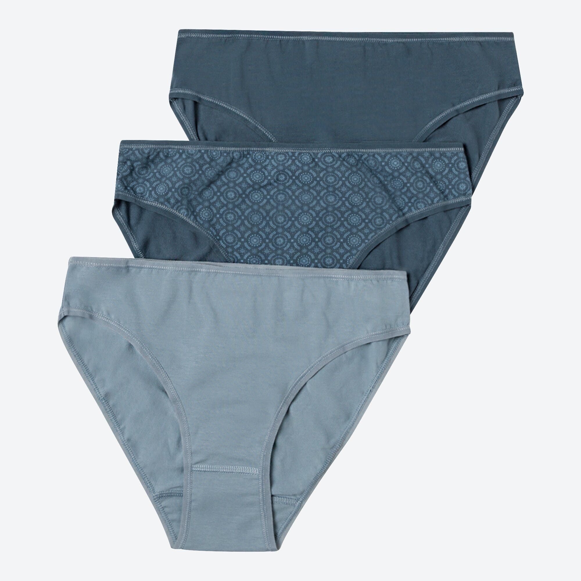 Damen-Minislip in verschiedenen Variationen, 3er-Pack