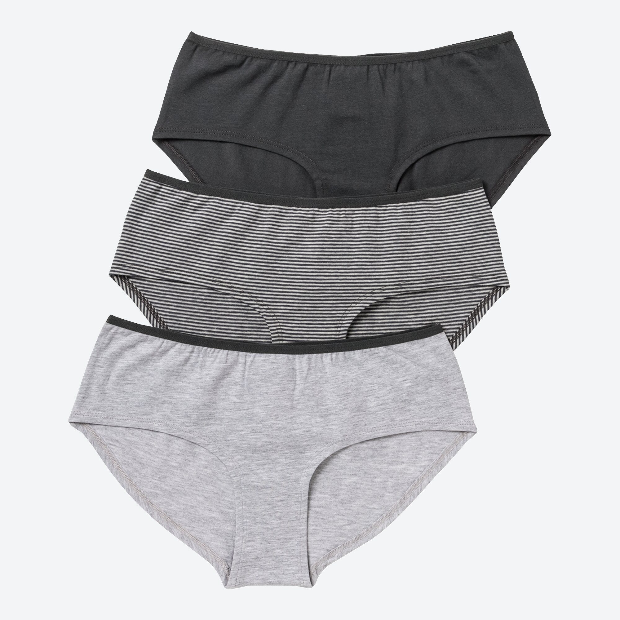Damen-Panty mit Streifen, 3er-Pack