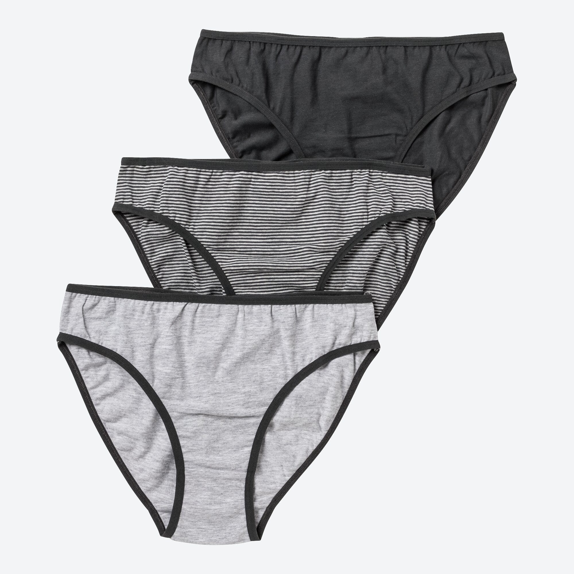 Damen-Minislip mit Streifen, 3er-Pack