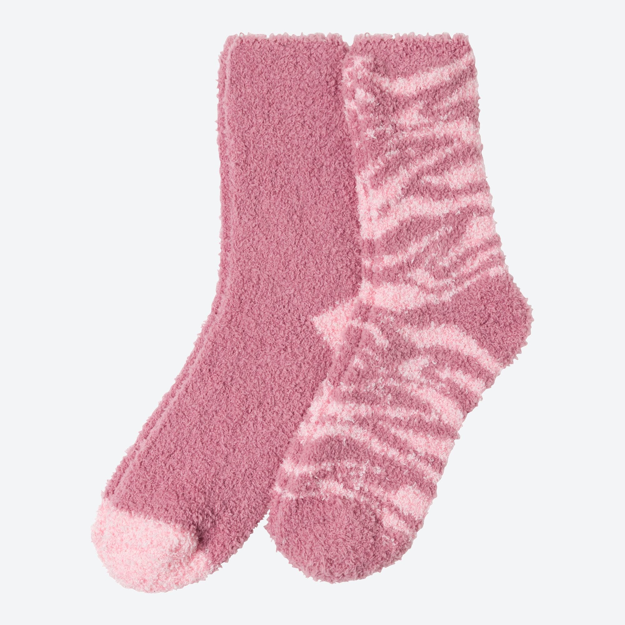 Damen-Kuschelsocken mit Musterung, 2er-Pack