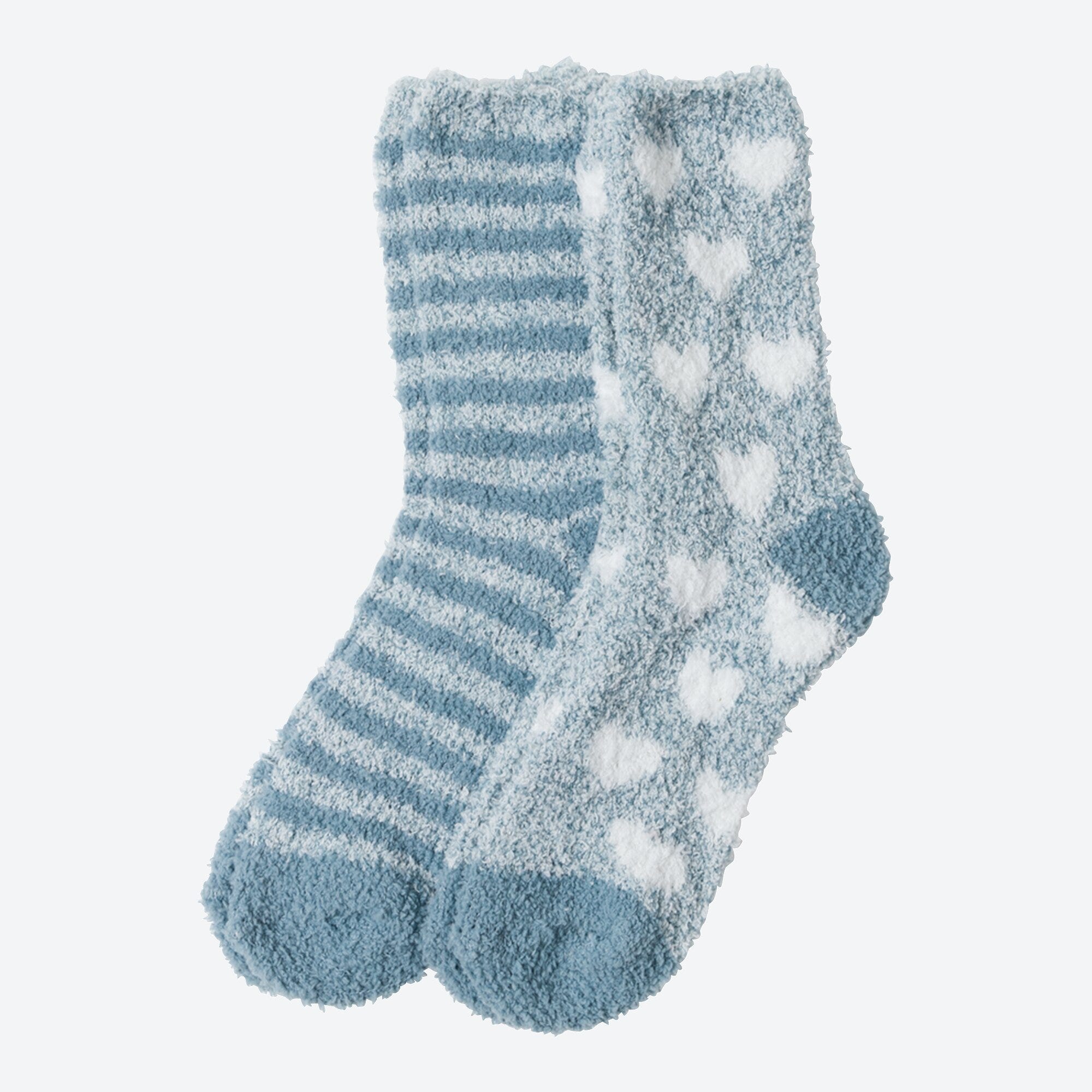 Damen-Kuschelsocken mit Musterung, 2er-Pack