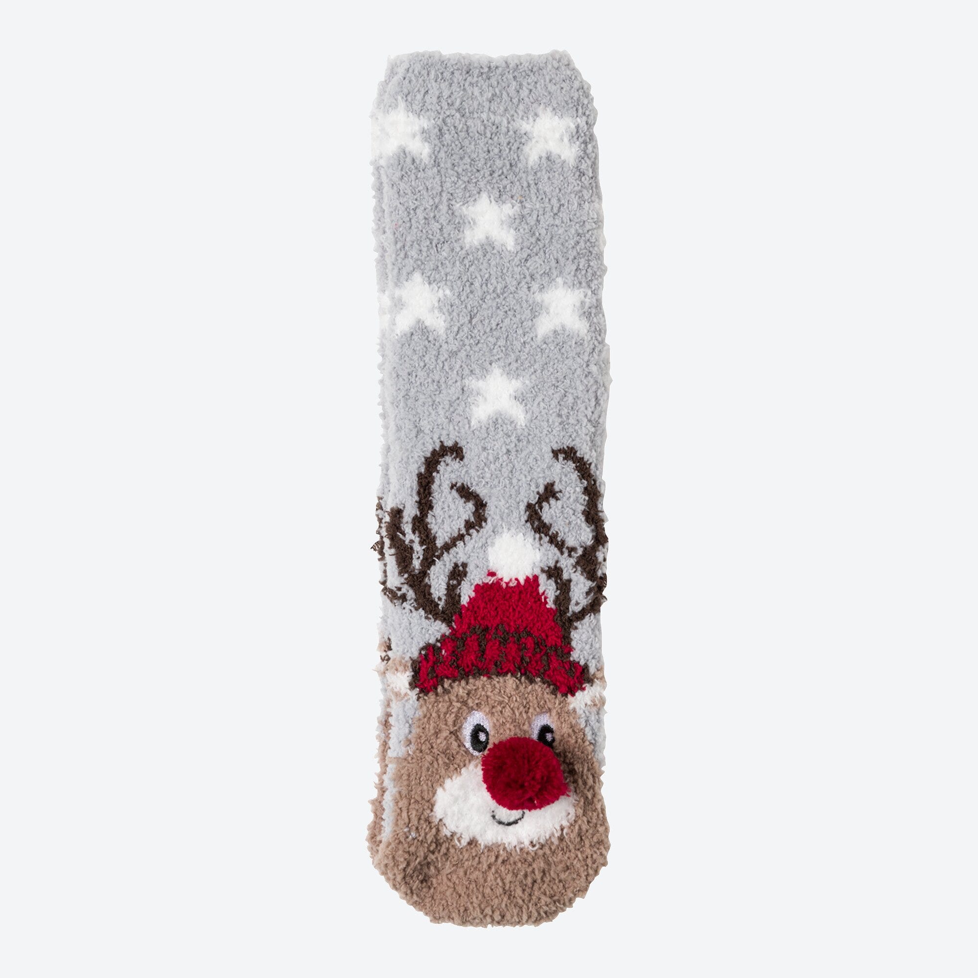 Damen-Kuschelsocken mit Stickerei