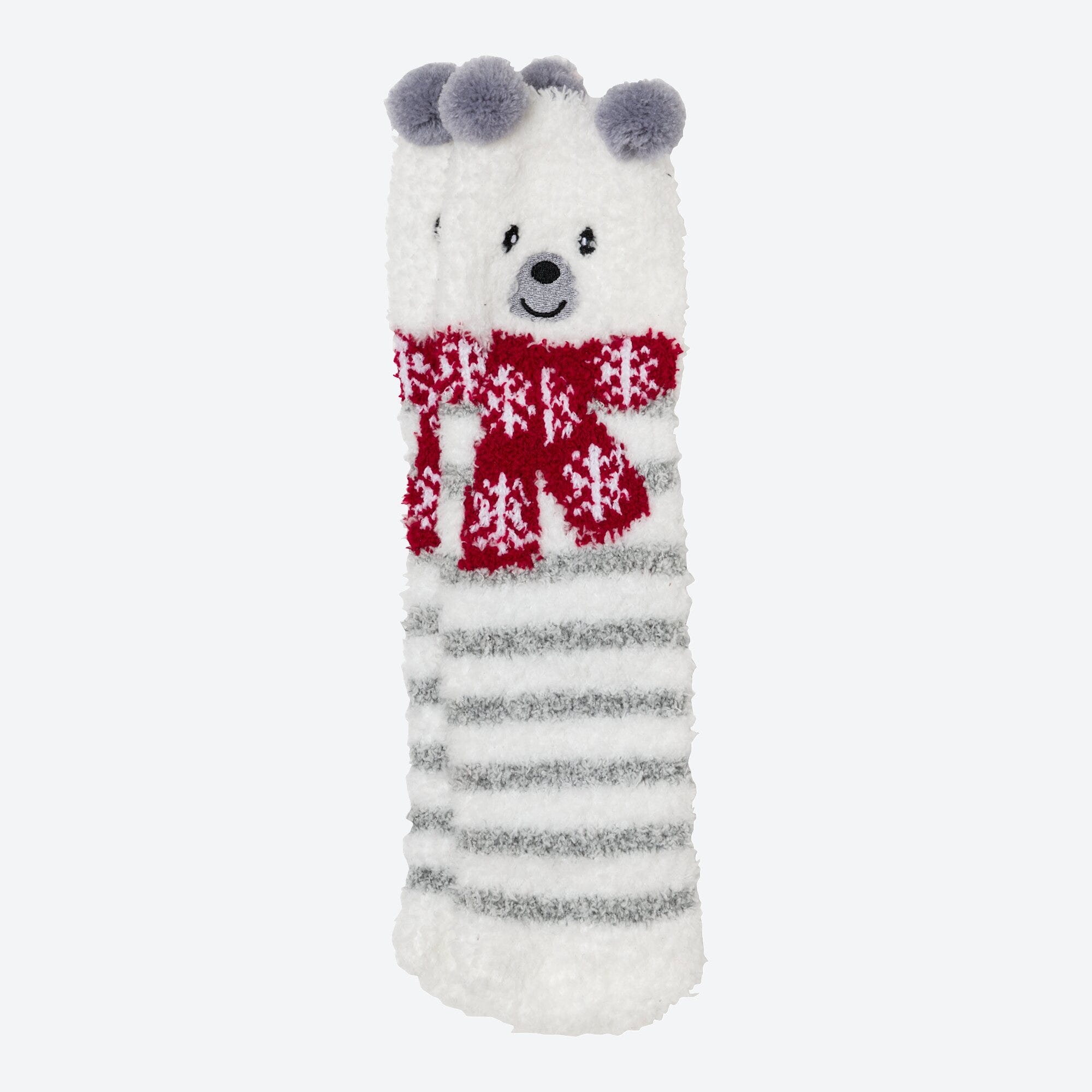 Damen-Kuschelsocken mit Stickerei