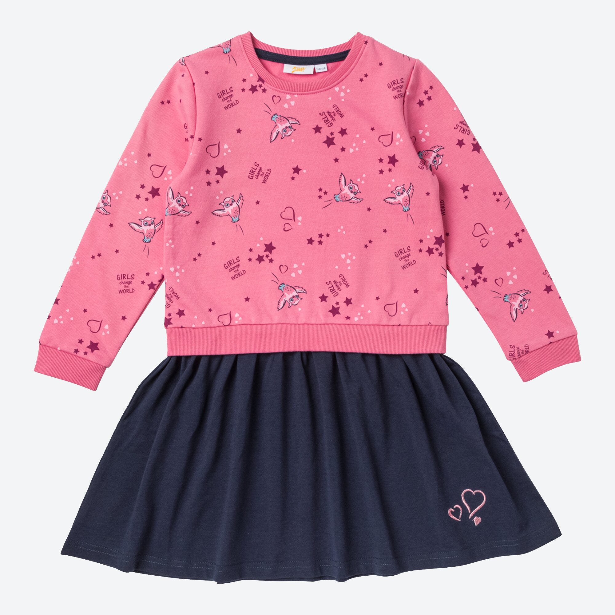 Kinder-Mädchen-Kleid mit zauberhaftem Design