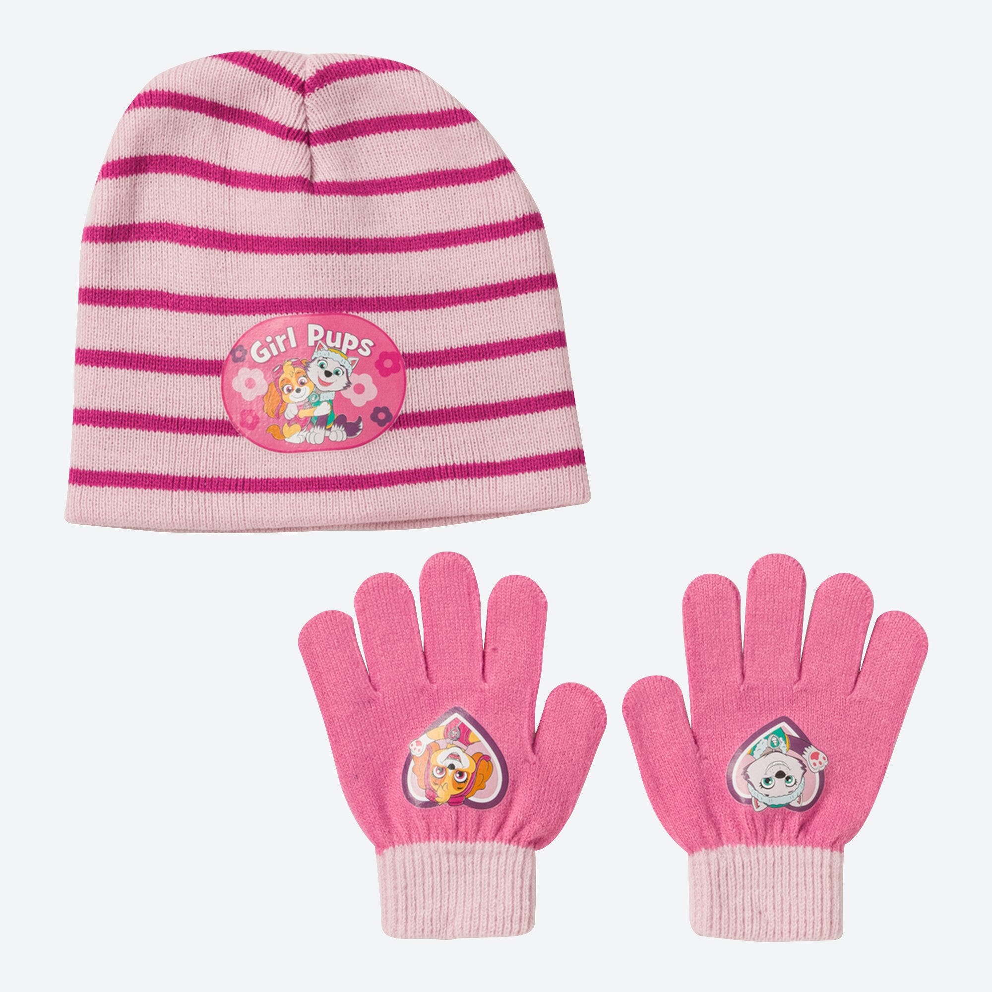 Paw Patrol Kinder-Set mit Mütze und Handschuhen, 2er-Set
