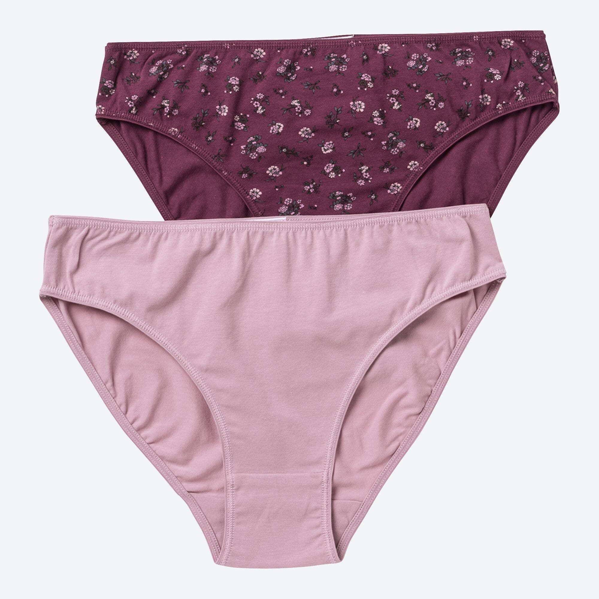 Damen-Minislip in floralem Design, 2er-Pack