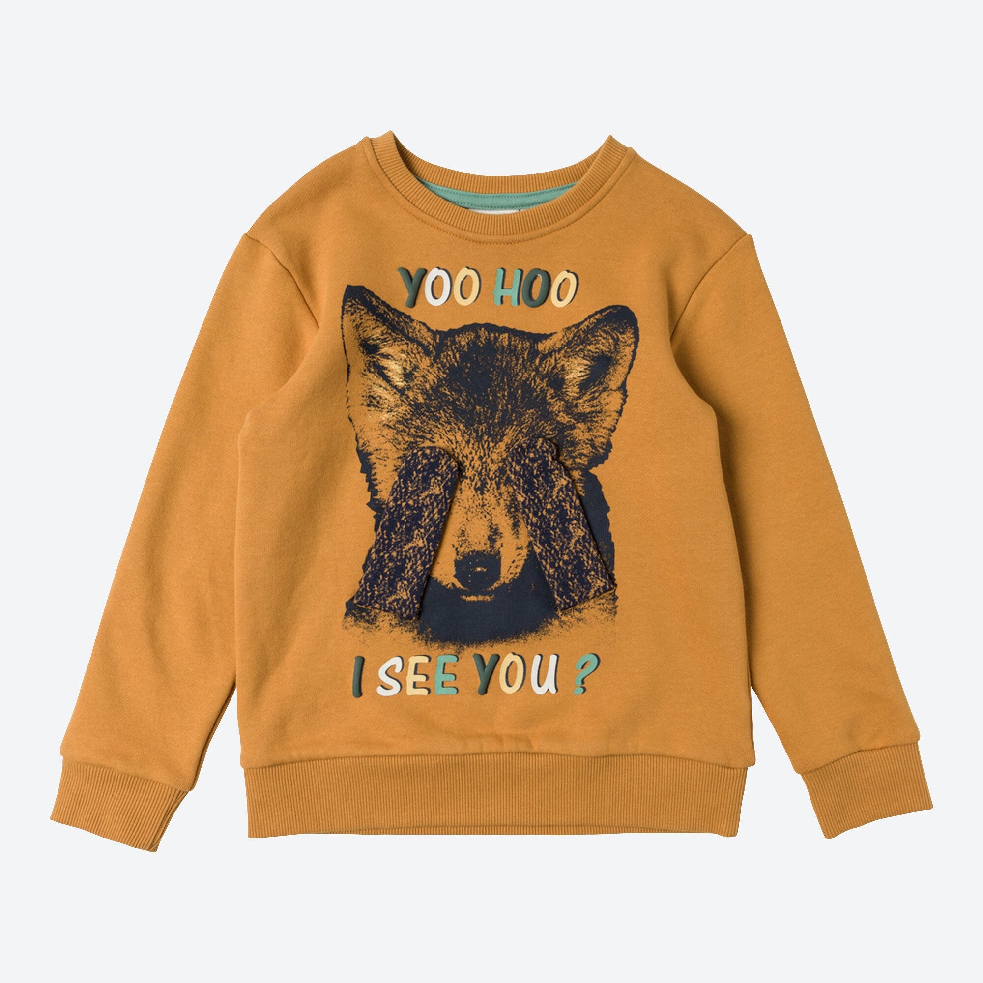 Kinder-Jungen-Sweatshirt mit 3D-Applikationen