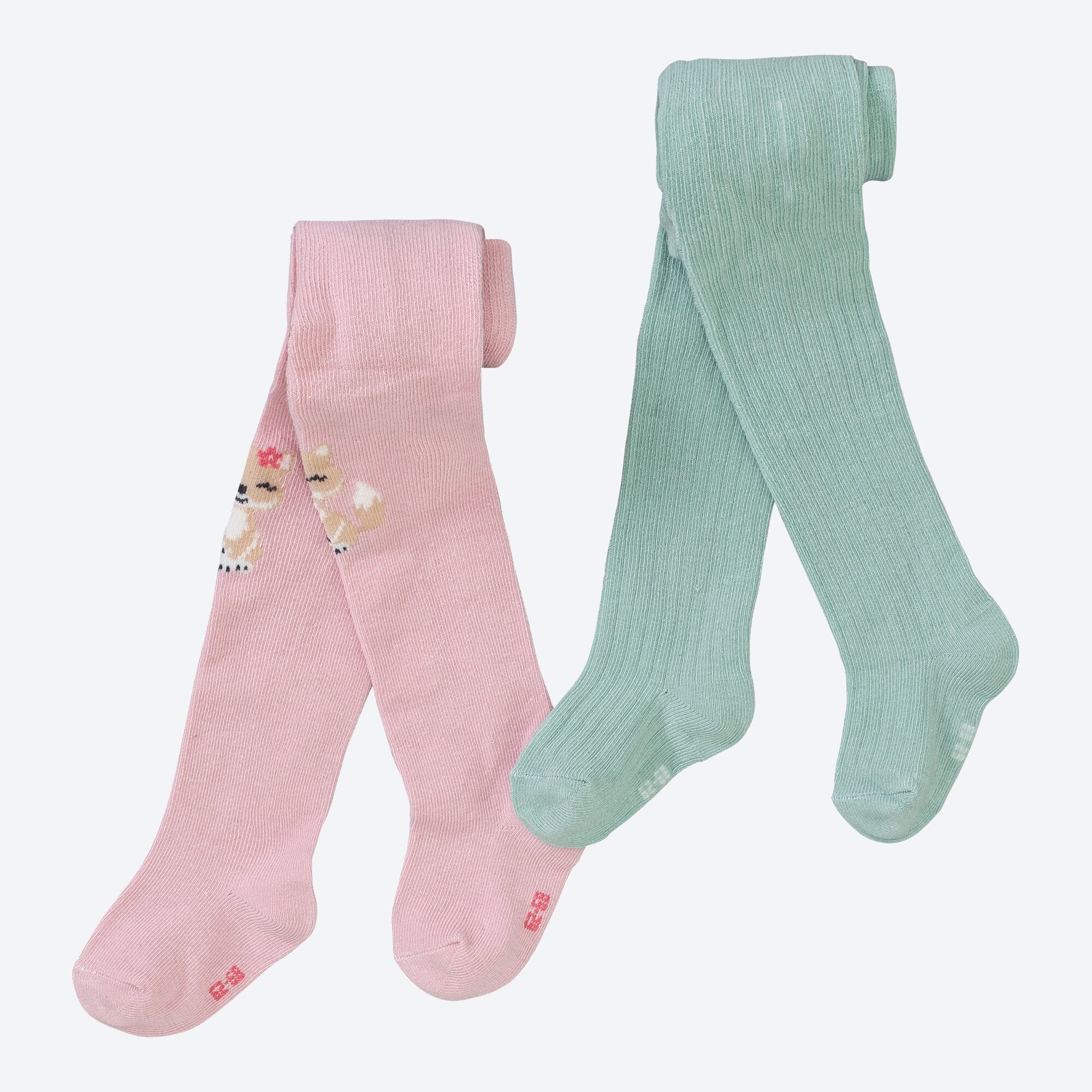 Baby-Mädchen-Strumpfhose, 2er-Pack