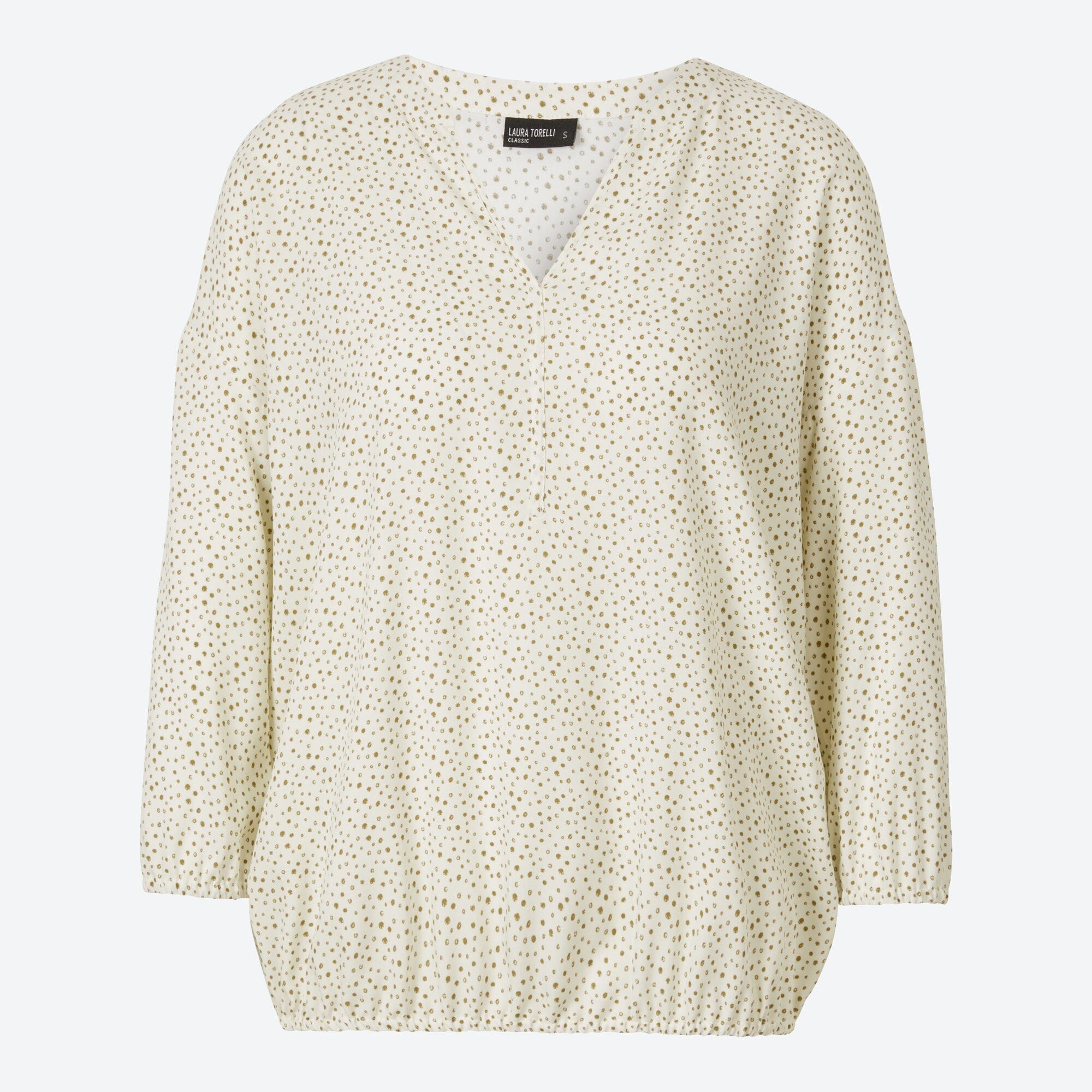 Damen-Bluse mit Tupfen-Muster