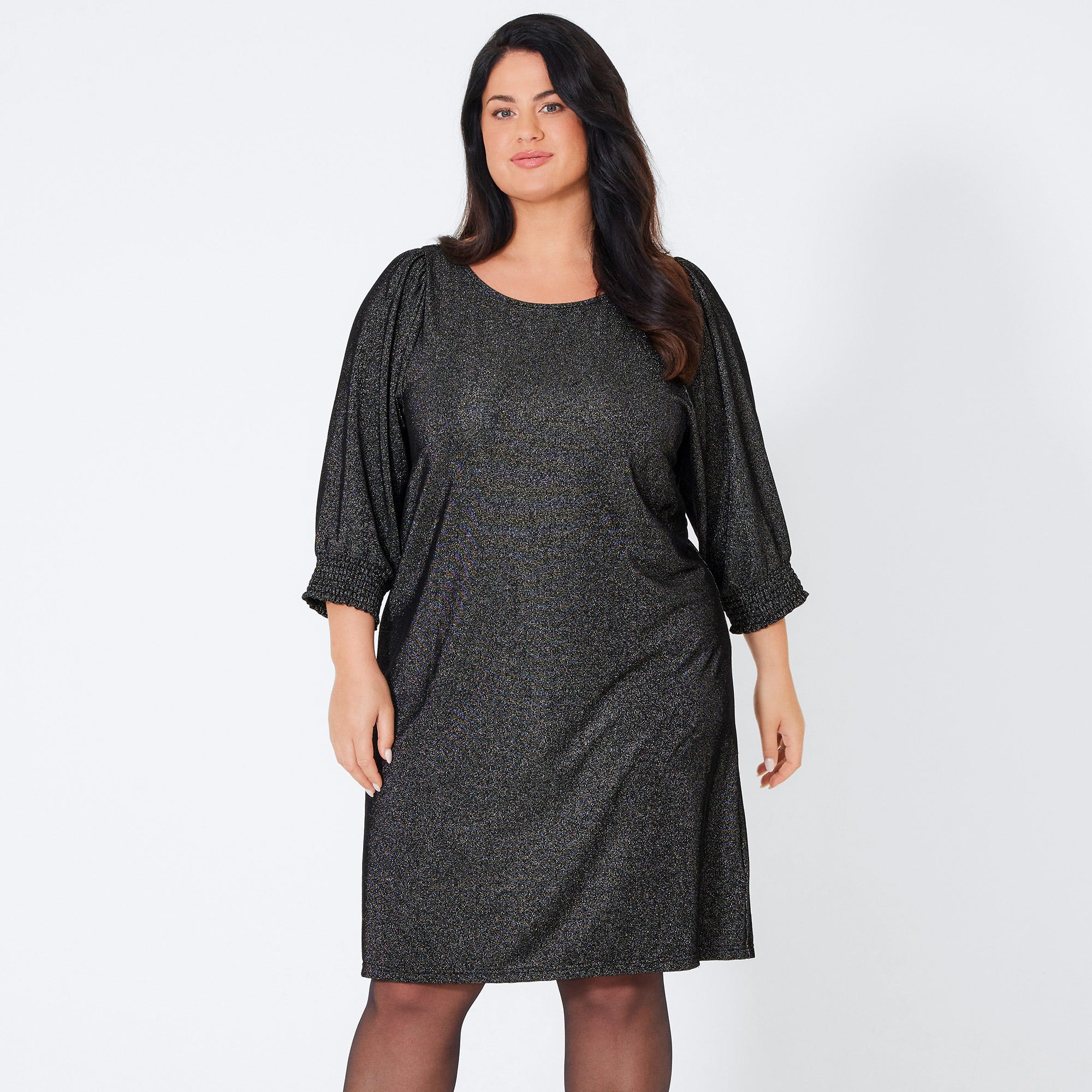 Damen-Kleid mit Schlitz, große Größen
