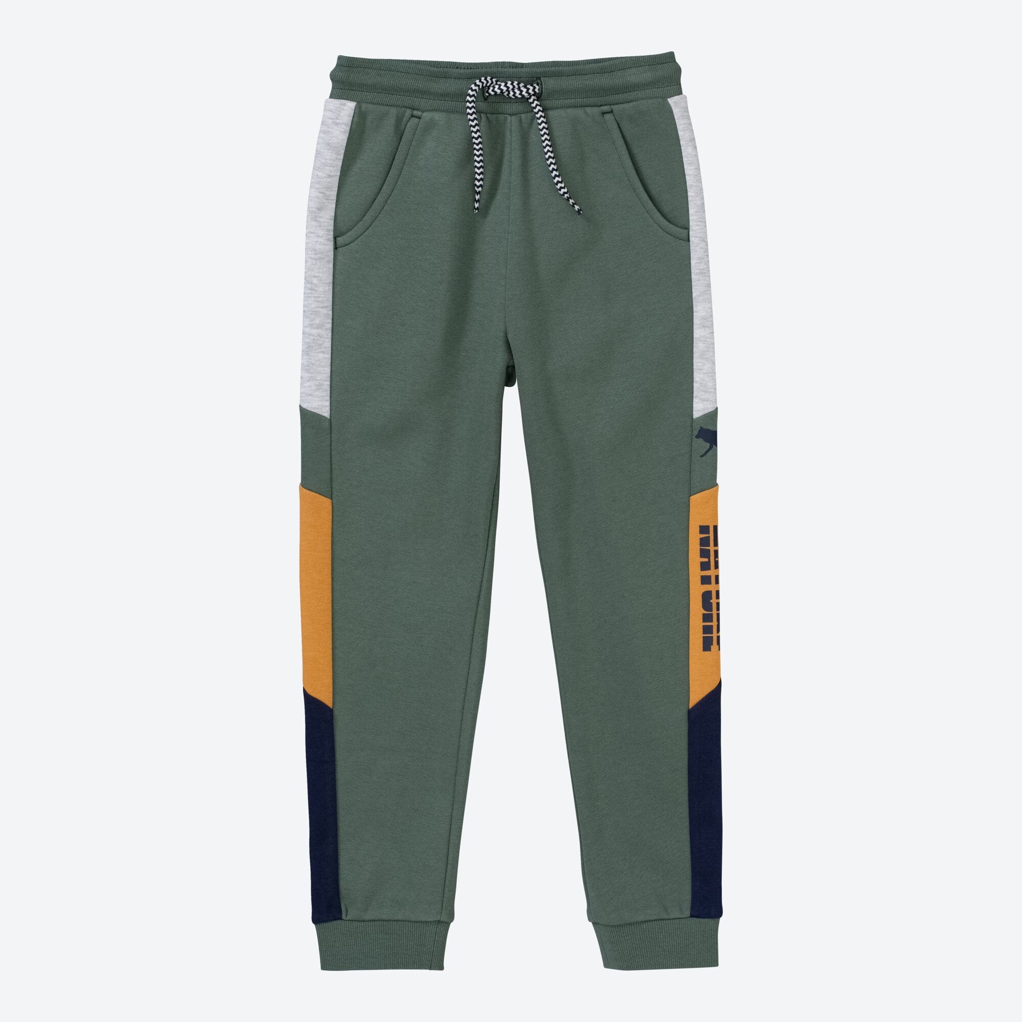 Kinder-Jungen-Jogginghose mit seitlichem Druck