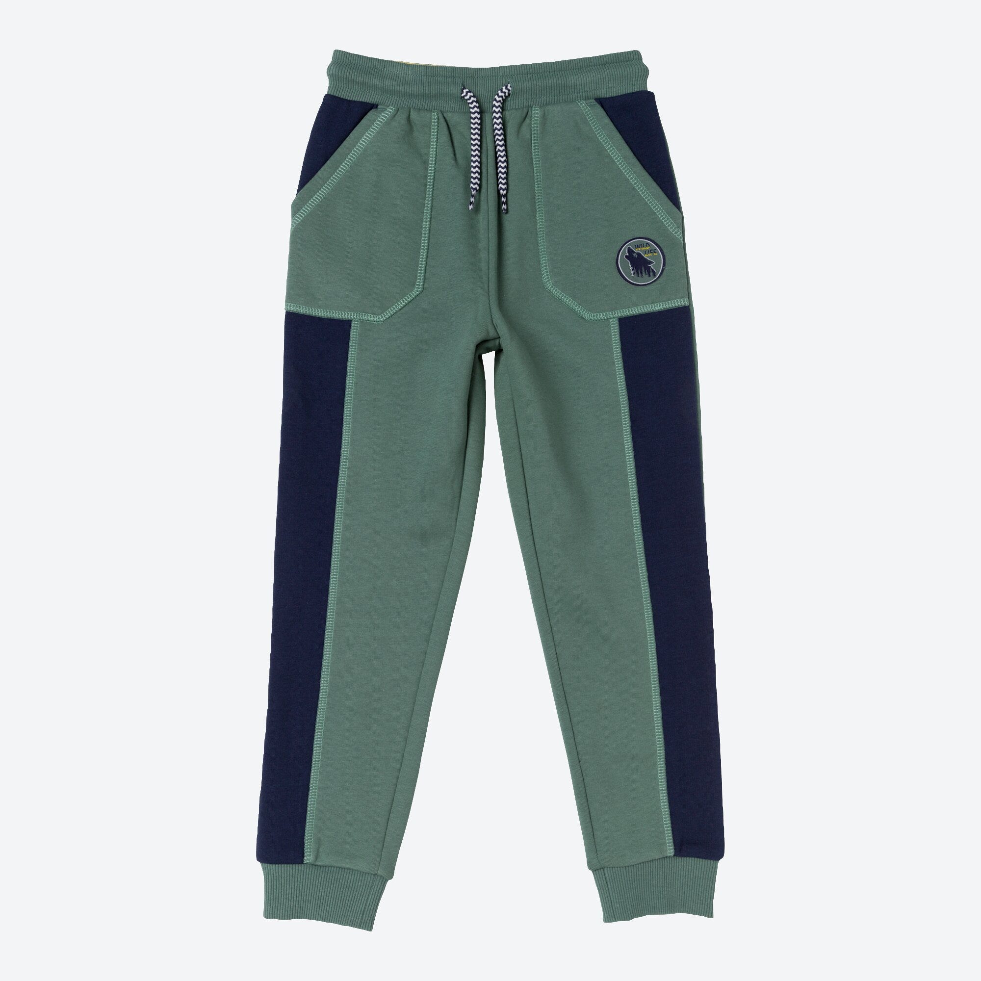 Jungen-Jogginghose mit Kontrast-Einsätzen