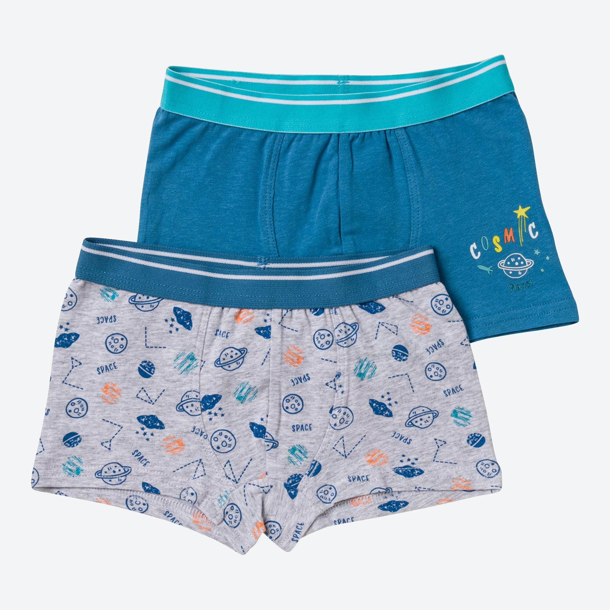 Kinder-Jungen-Retroshorts in tollem Design, 2er-Pack