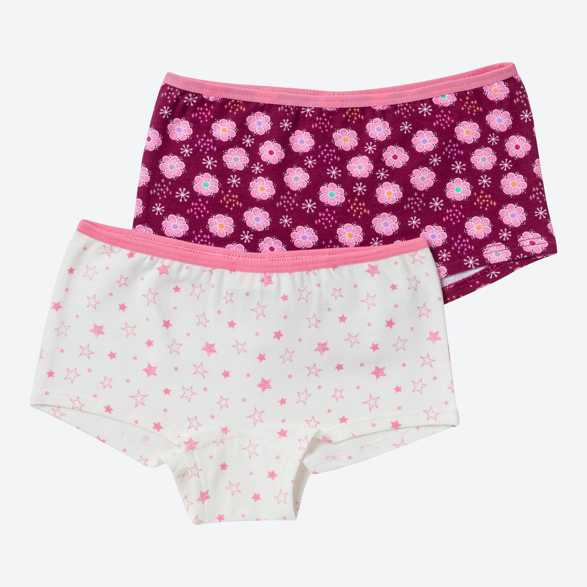 Kinder-Mädchen-Panty mit All-Over-Print, 2er-Pack