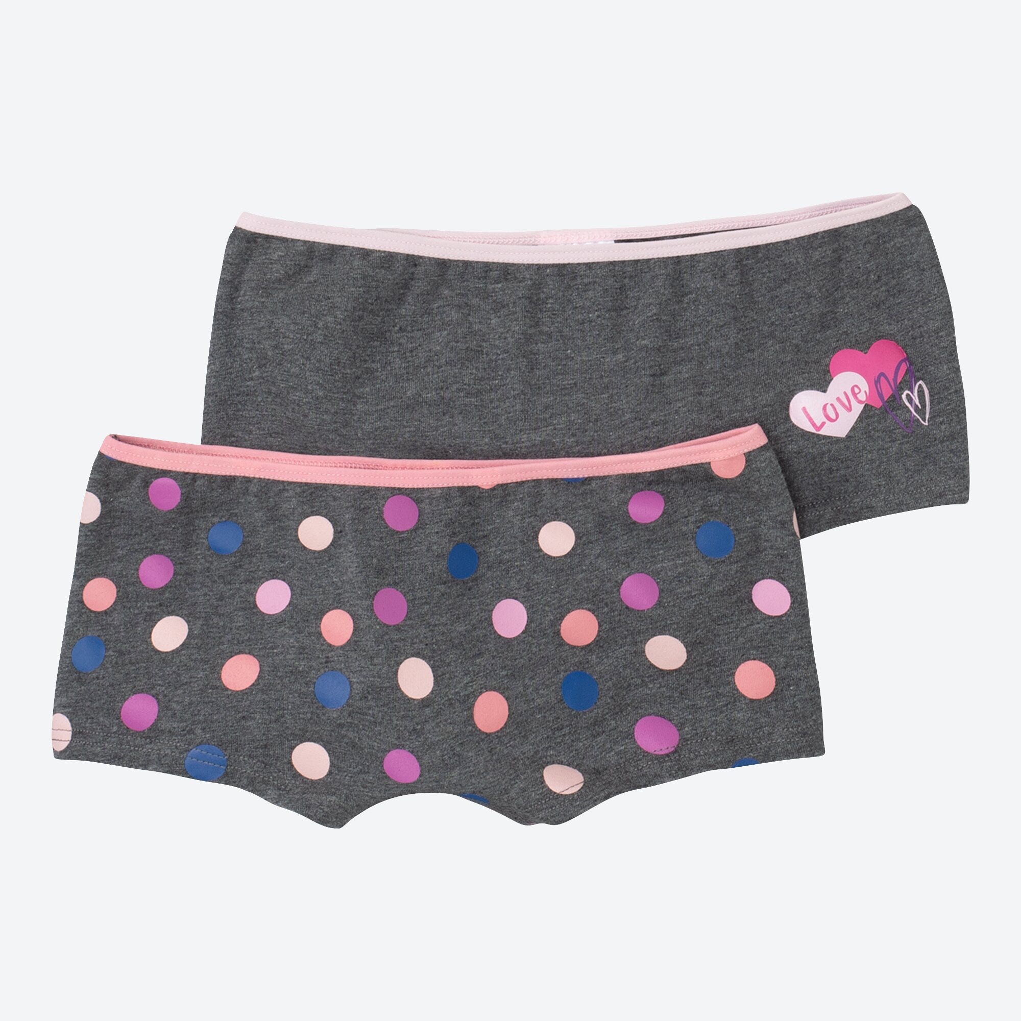 Mädchen-Panty mit Punkte-Muster, 2er-Pack