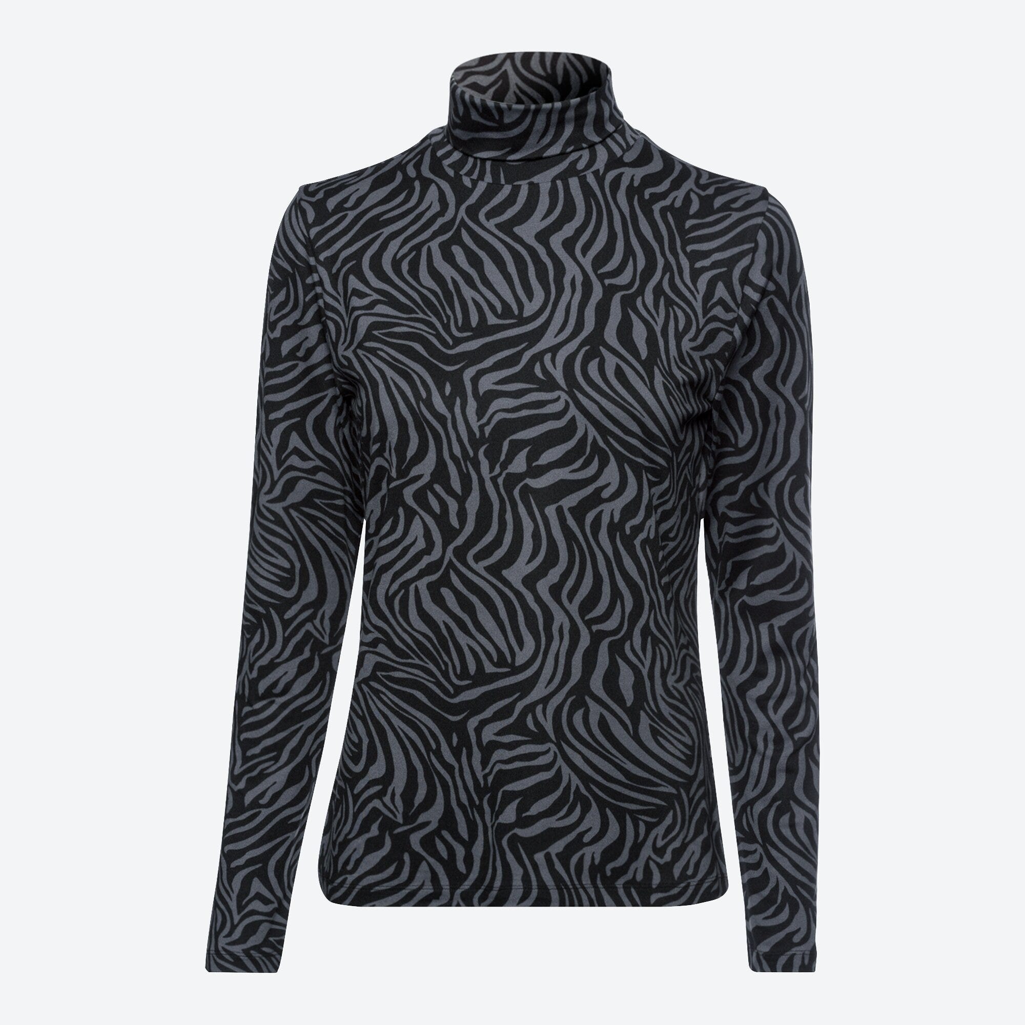 Damen-Langarmshirt mit Rollkragen