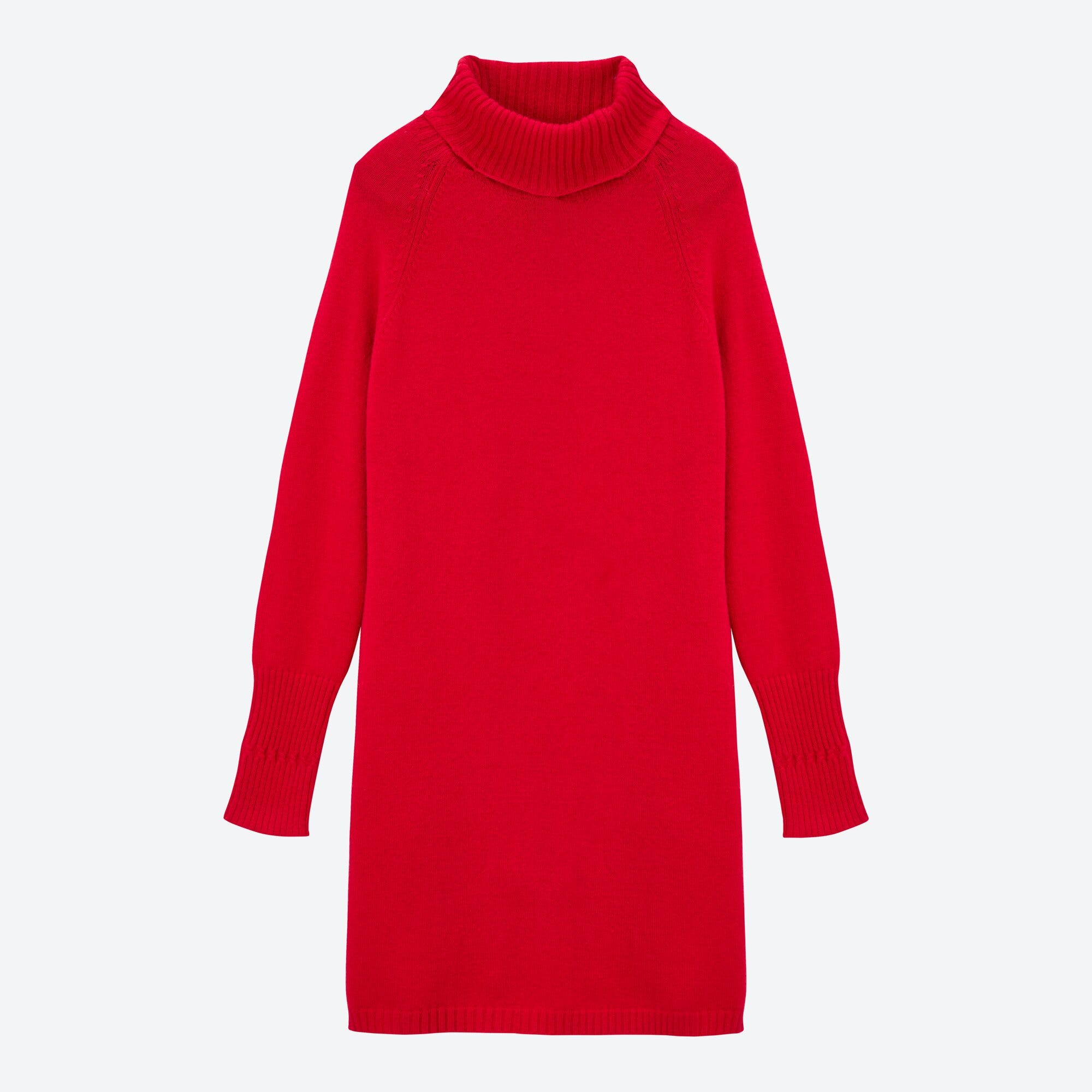 Damen-Strickkleid mit Rollkragen