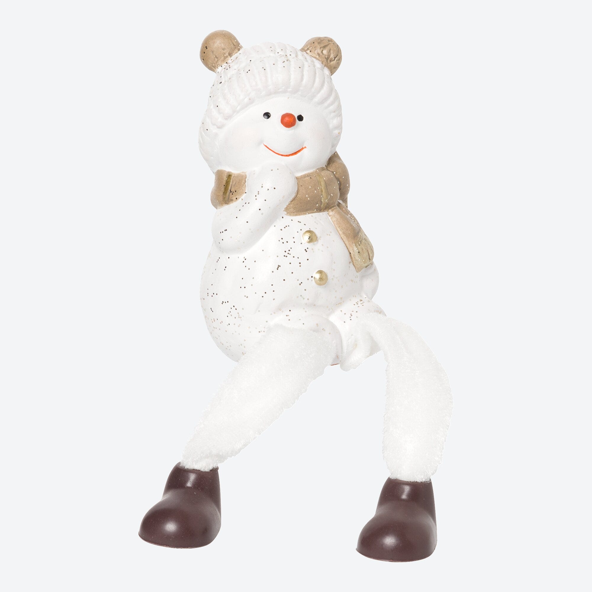 Deko-Schneemann-Kantenhocker, ca. 6,5x5x9,5cm