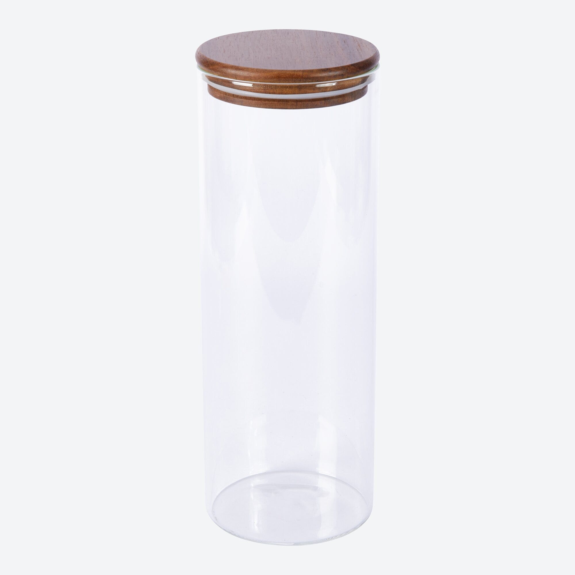 Vorratsglas mit Deckel aus Akazienholz